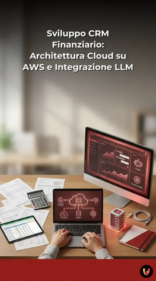 Sviluppo CRM Finanziario: Architettura Cloud su AWS e Integrazione LLM | Storia Visuale