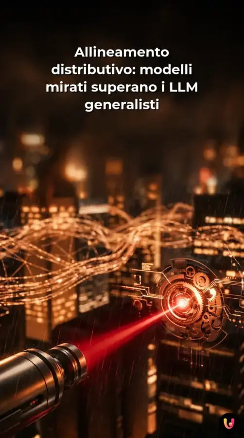 Allineamento distributivo: modelli mirati superano i LLM generalisti | Storia Visuale