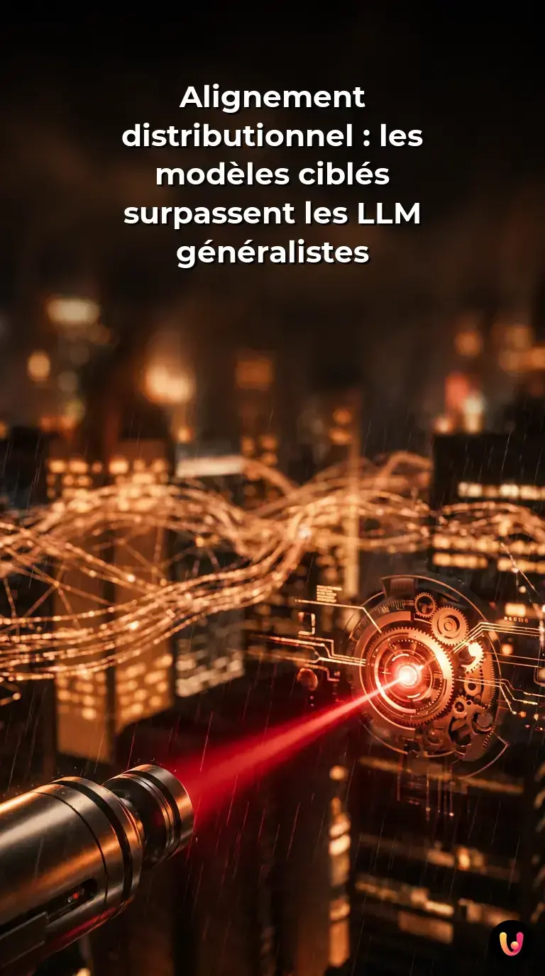 Représentation conceptuelle de l'intelligence artificielle spécialisée surpassant les LLM.