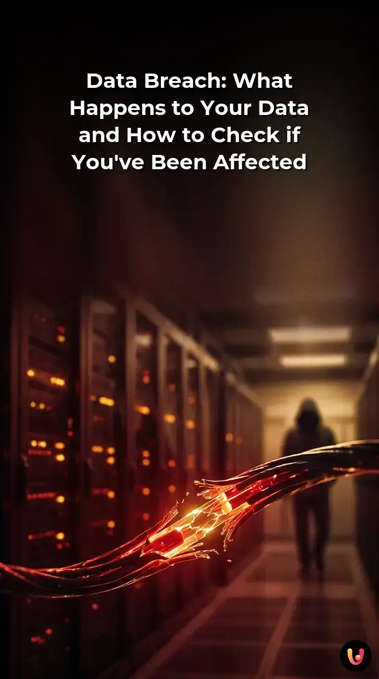 Infographic detailing the data breach lifecycle and actionable steps to secure digital identities.