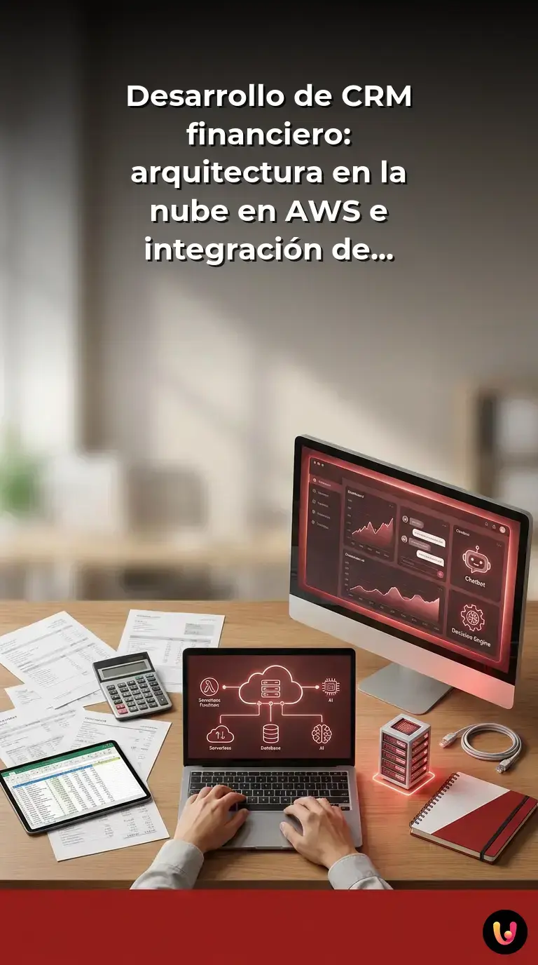 Arquitectura AWS para un CRM financiero escalable con integraci&oacute;n de inteligencia artificial