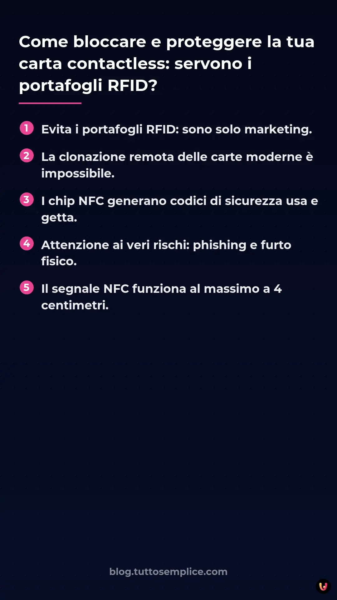 List: Come bloccare e proteggere la tua carta contactless: servono i portafogli RFID?