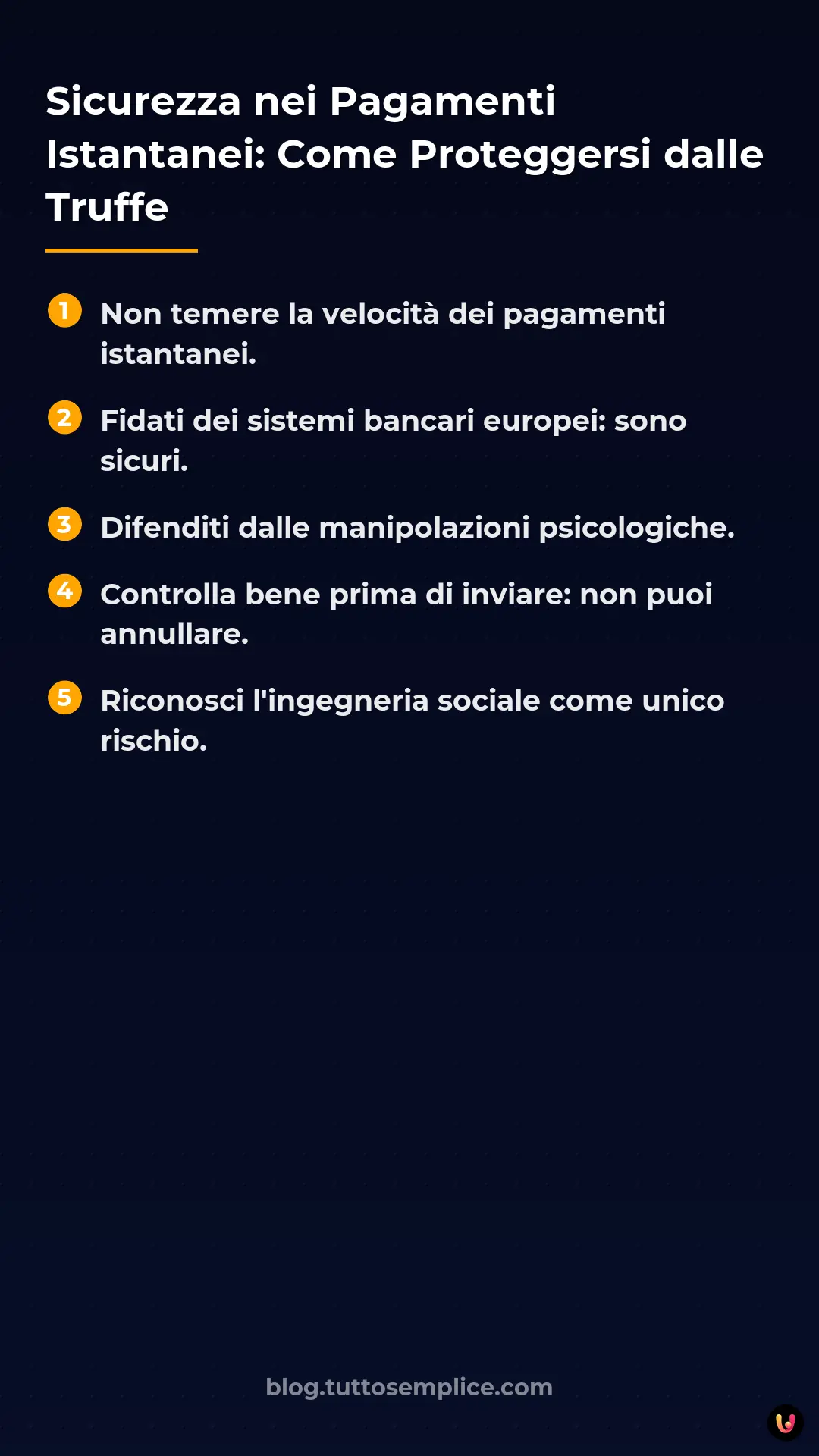 List: Sicurezza nei Pagamenti Istantanei: Come Proteggersi dalle Truffe