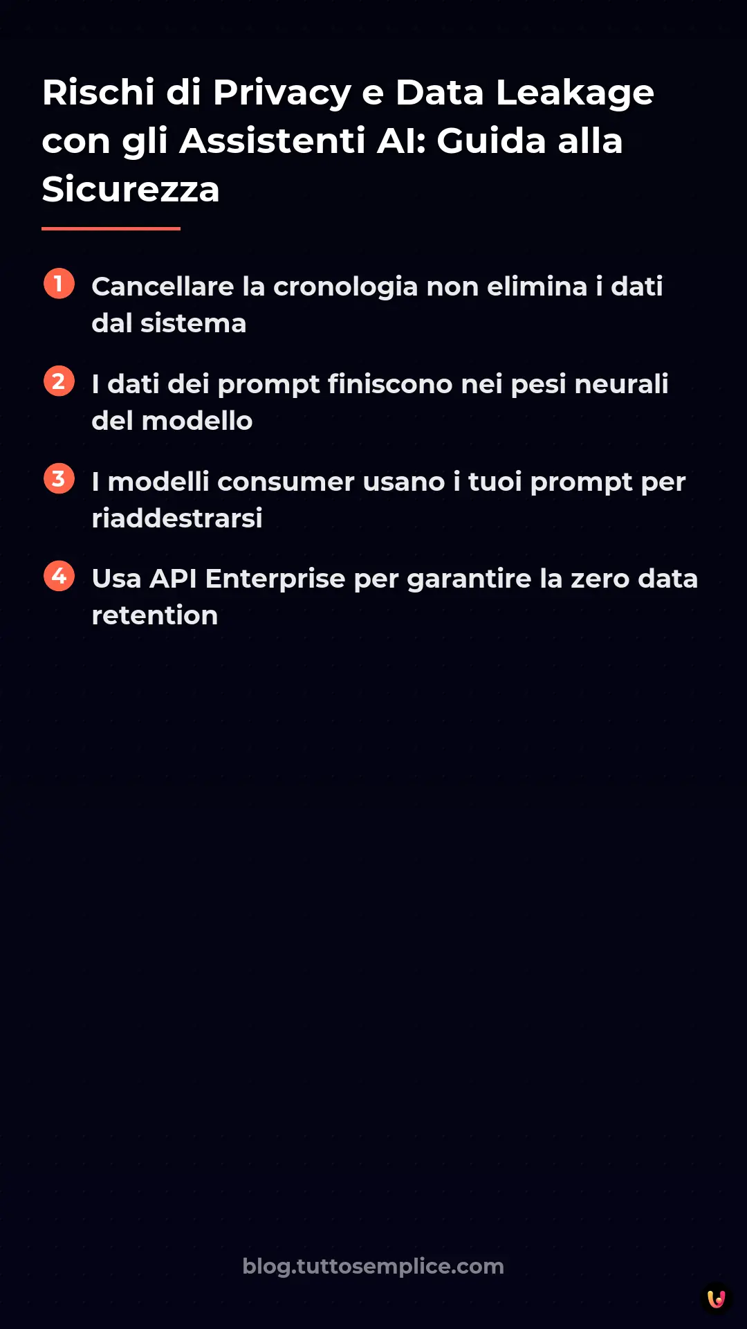 List: Rischi di Privacy e Data Leakage con gli Assistenti AI: Guida alla Sicurezza