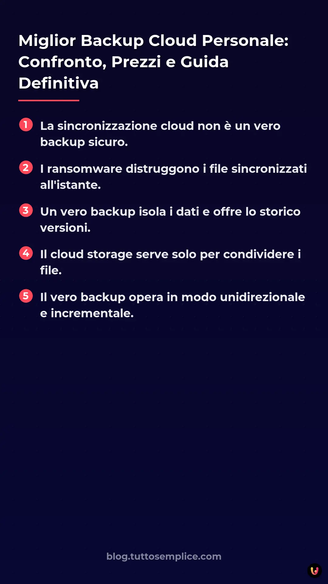 List: Miglior Backup Cloud Personale: Confronto, Prezzi e Guida Definitiva