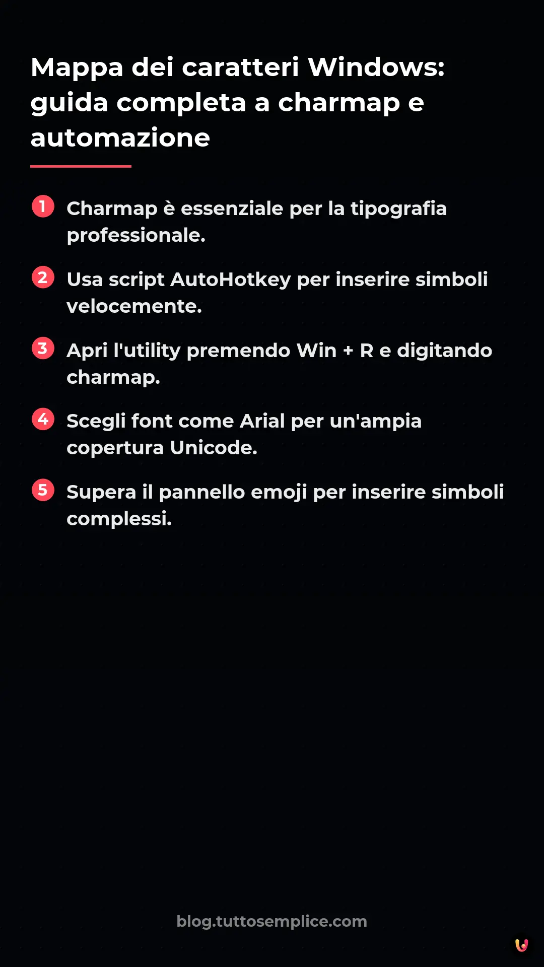 List: Mappa dei caratteri Windows: guida completa a charmap e automazione