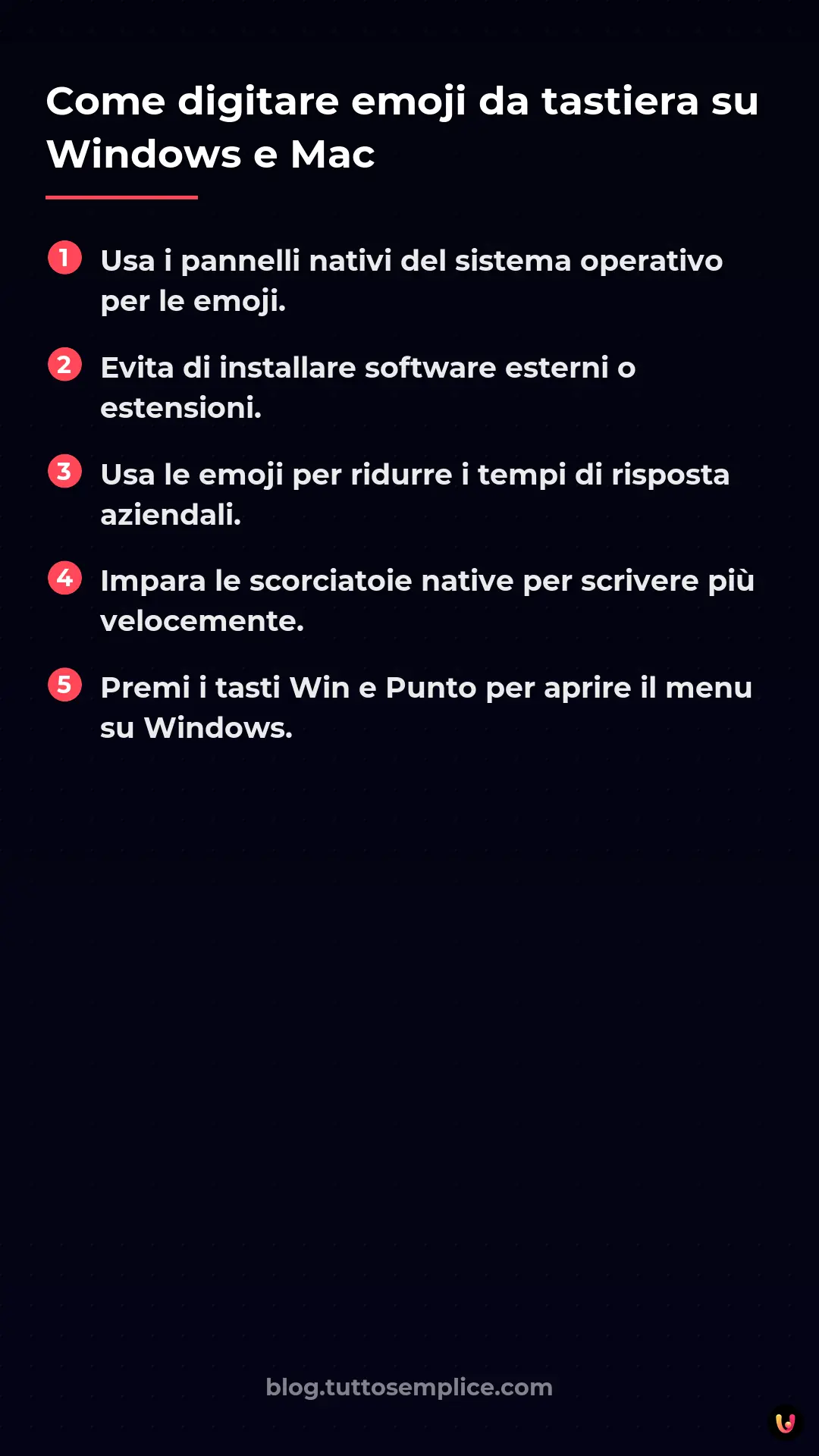 List: Come digitare emoji da tastiera su Windows e Mac