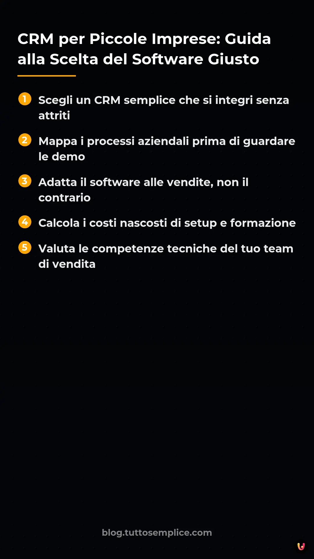 List: CRM per Piccole Imprese: Guida alla Scelta del Software Giusto