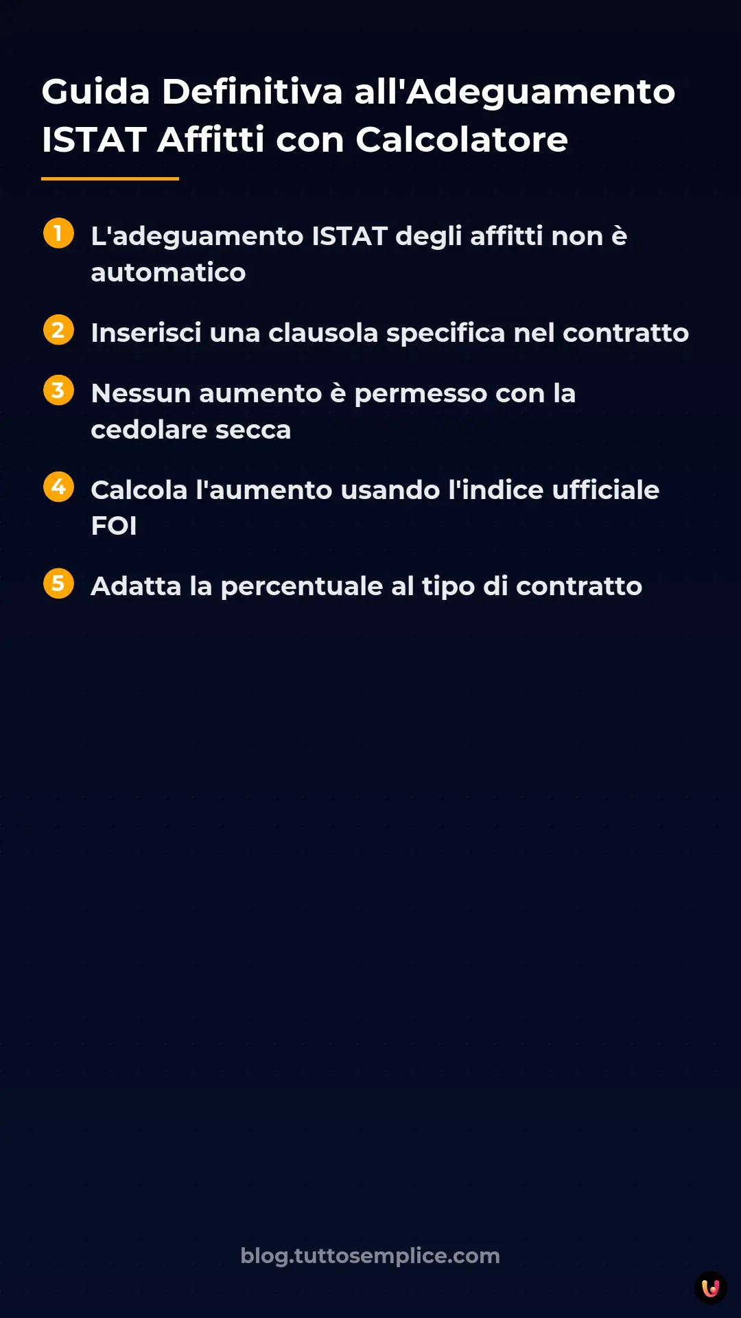 List: Guida Definitiva all'Adeguamento ISTAT Affitti con Calcolatore