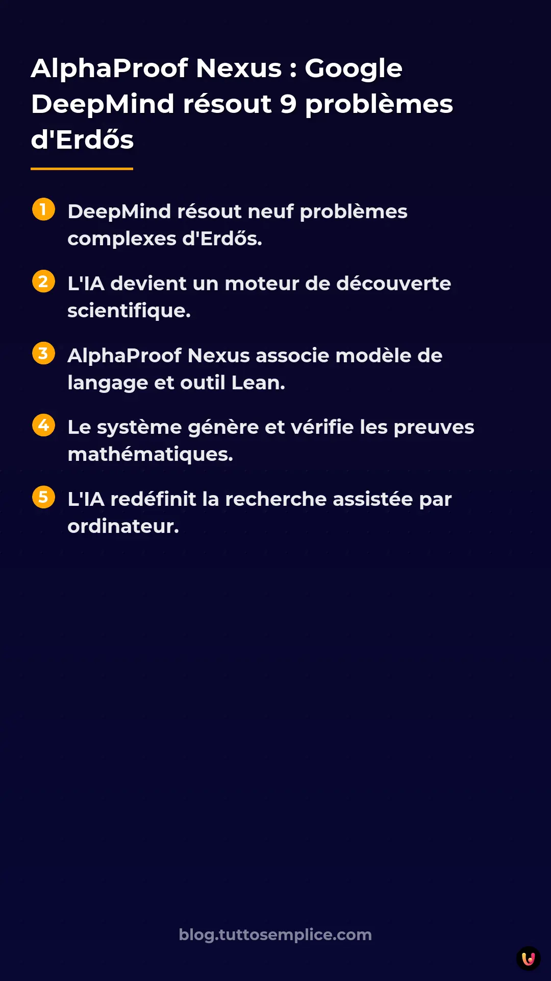 List: AlphaProof Nexus : Google DeepMind résout 9 problèmes d'Erdős