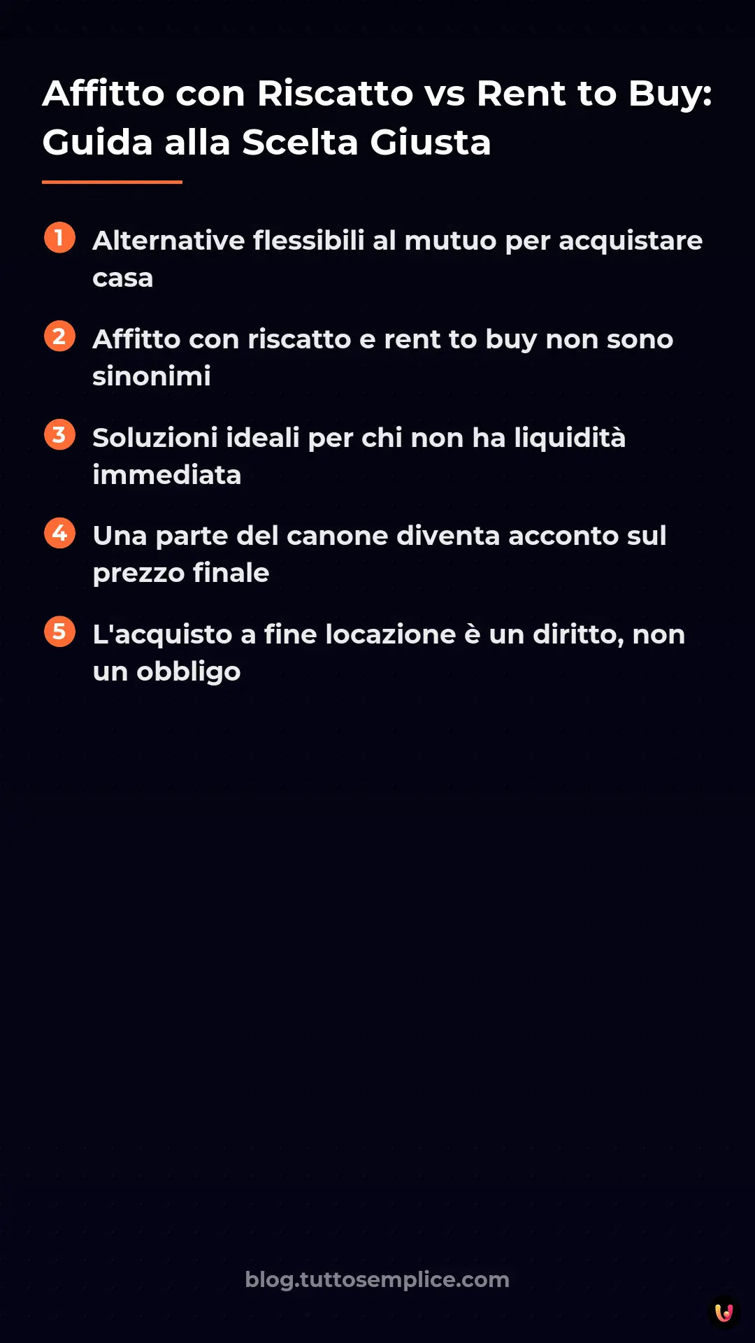 List: Affitto con Riscatto vs Rent to Buy: Guida alla Scelta Giusta