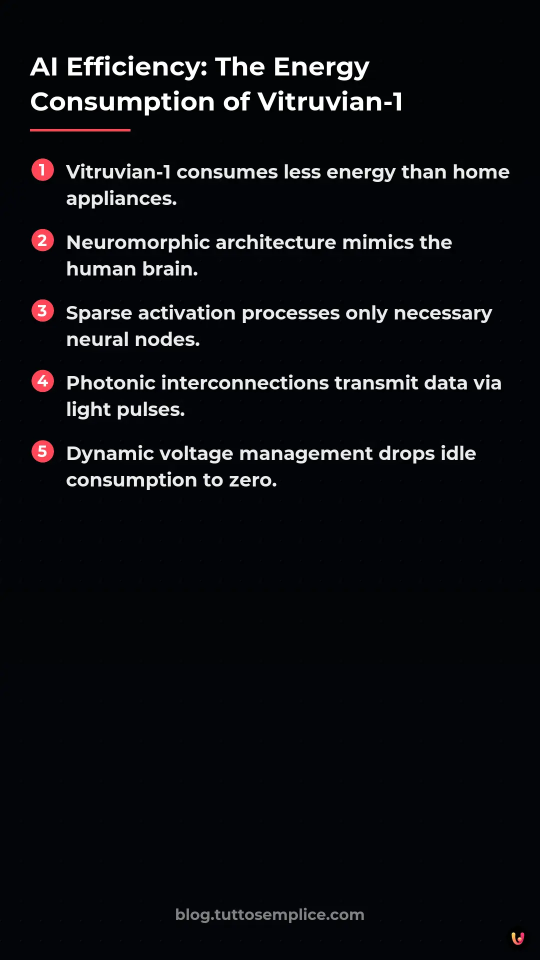 List: AI Efficiency: The Energy Consumption of Vitruvian-1