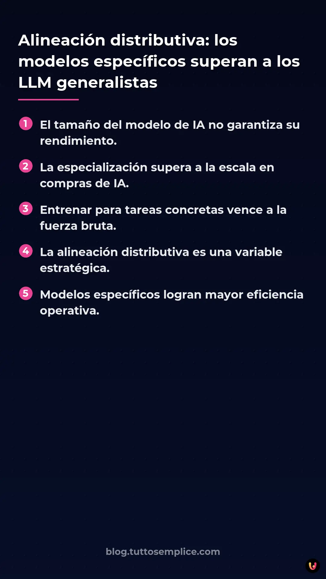 List: Alineaci&oacute;n distributiva: los modelos espec&iacute;ficos superan a los LLM generalistas