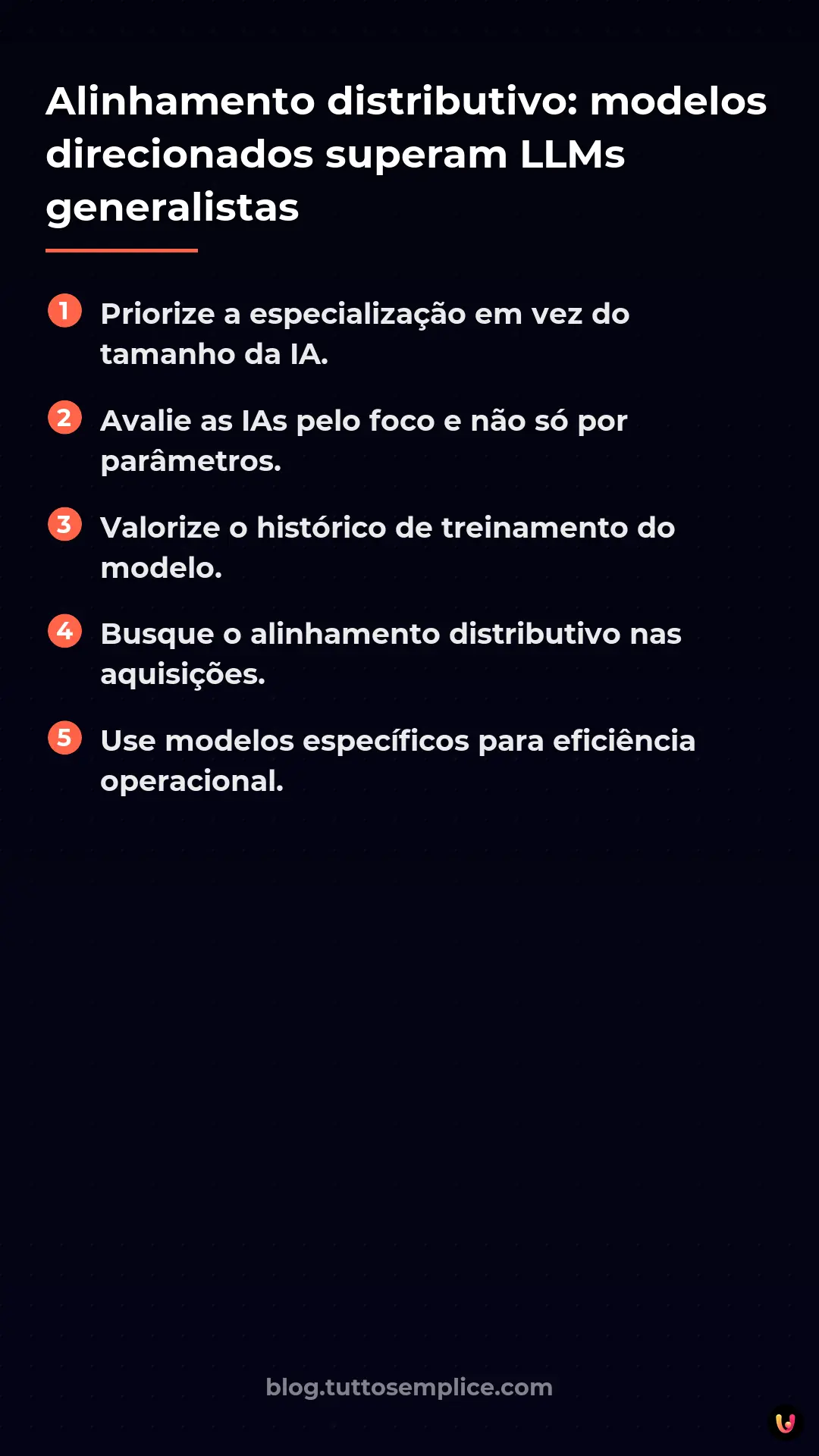 List: Alinhamento distributivo: modelos direcionados superam LLMs generalistas