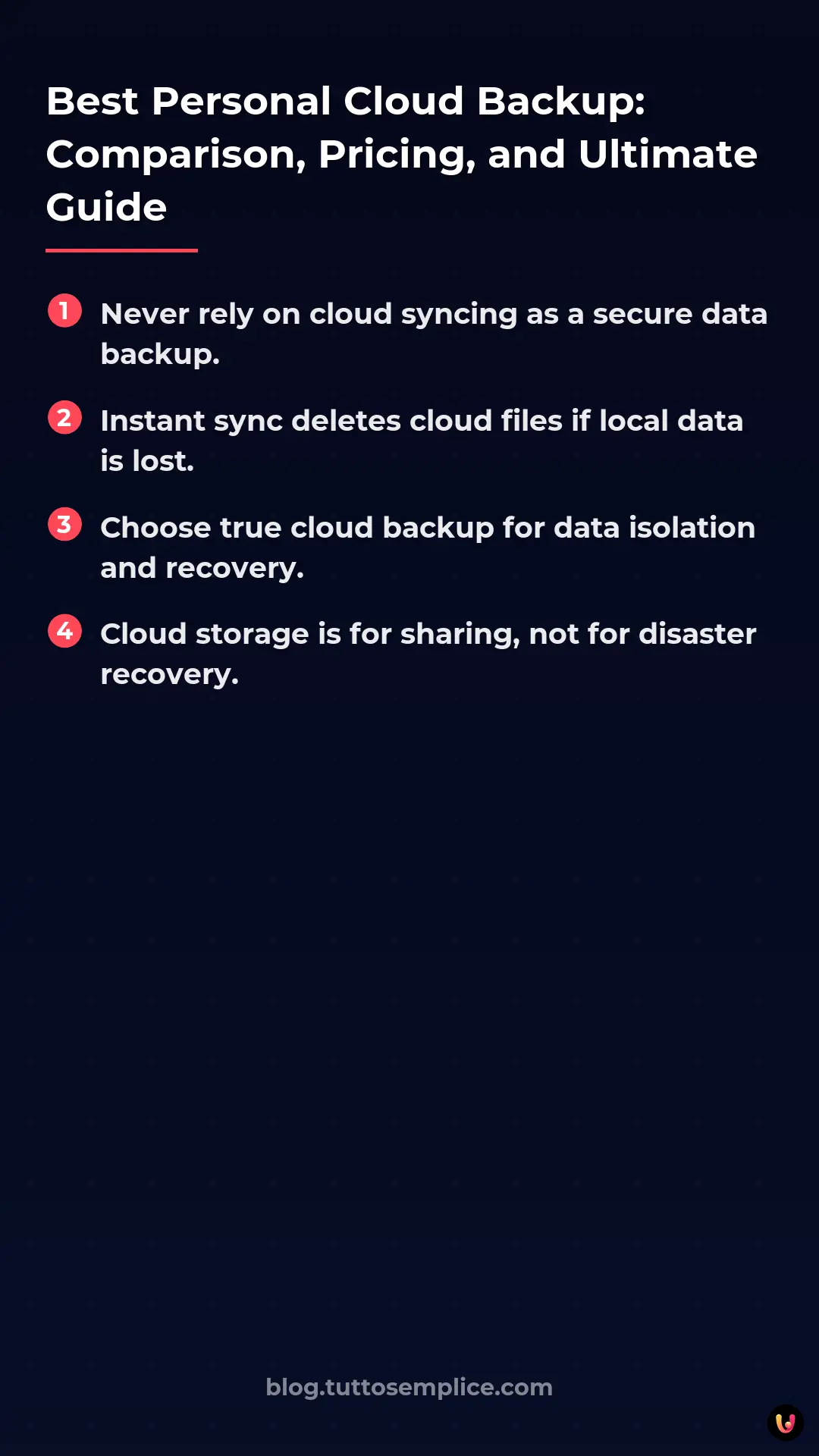 List: Best Personal Cloud Backup: Comparison, Pricing, and Ultimate Guide