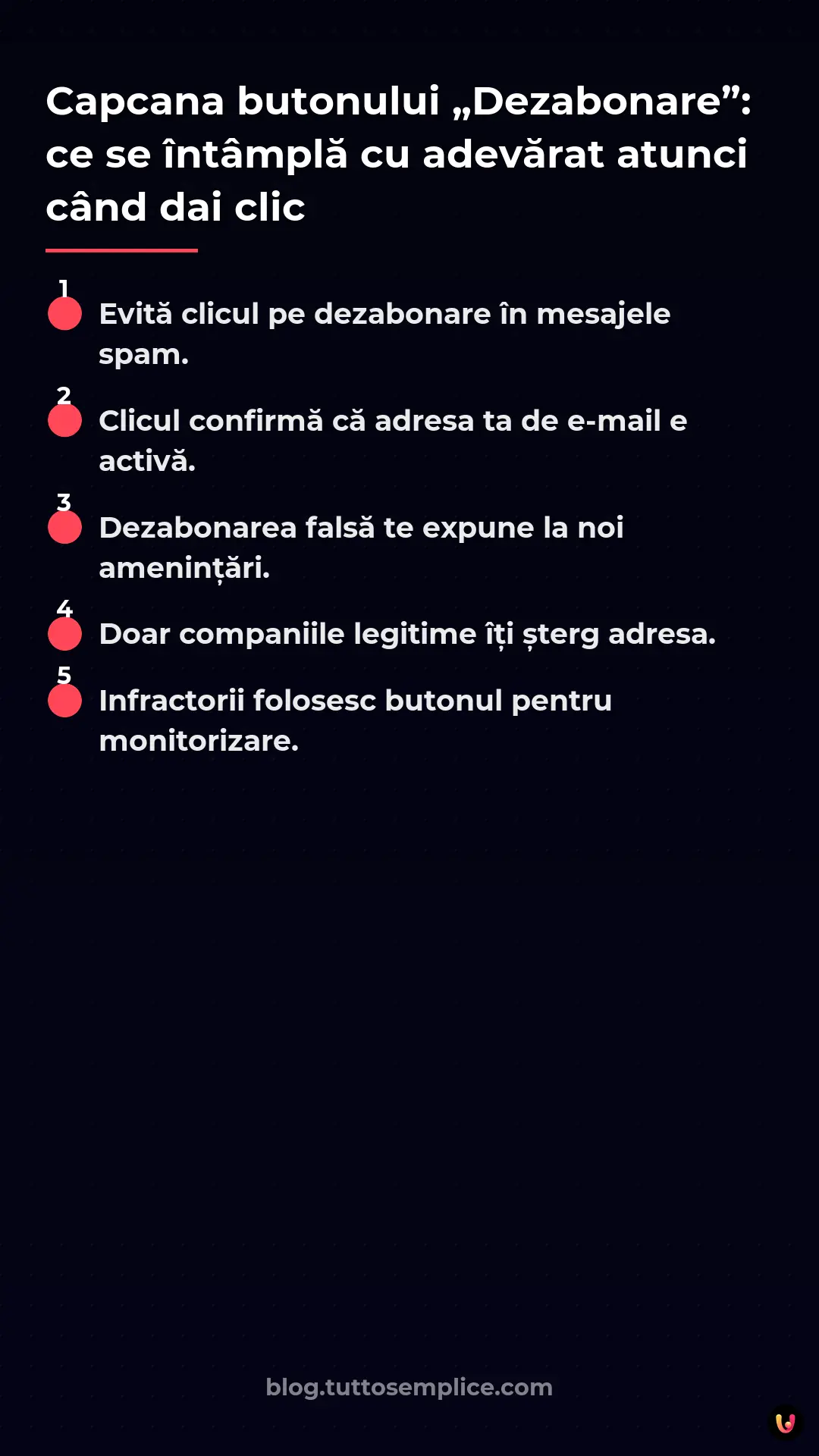 List: Capcana butonului &bdquo;Dezabonare&rdquo;: ce se &icirc;nt&acirc;mplă cu adevărat atunci c&acirc;nd dai clic
