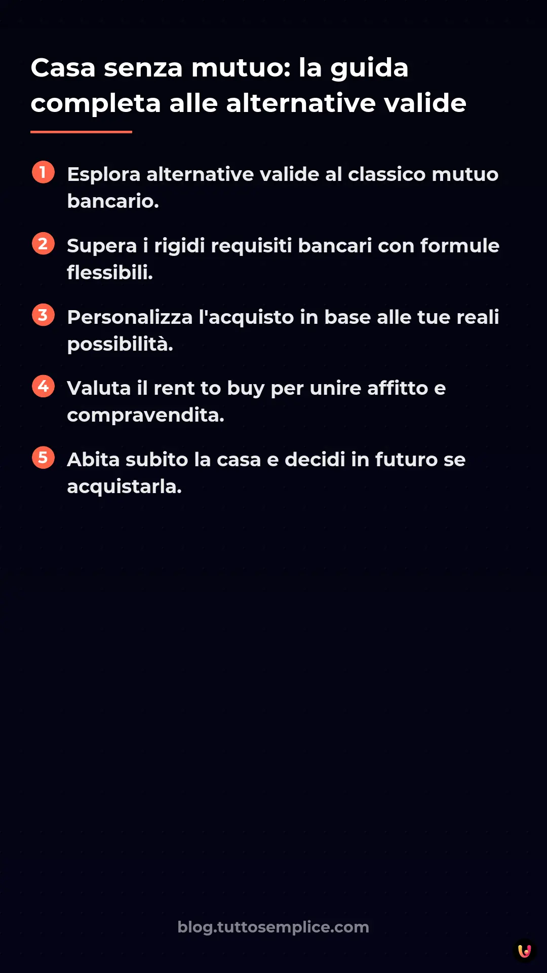 List: Casa senza mutuo: la guida completa alle alternative valide
