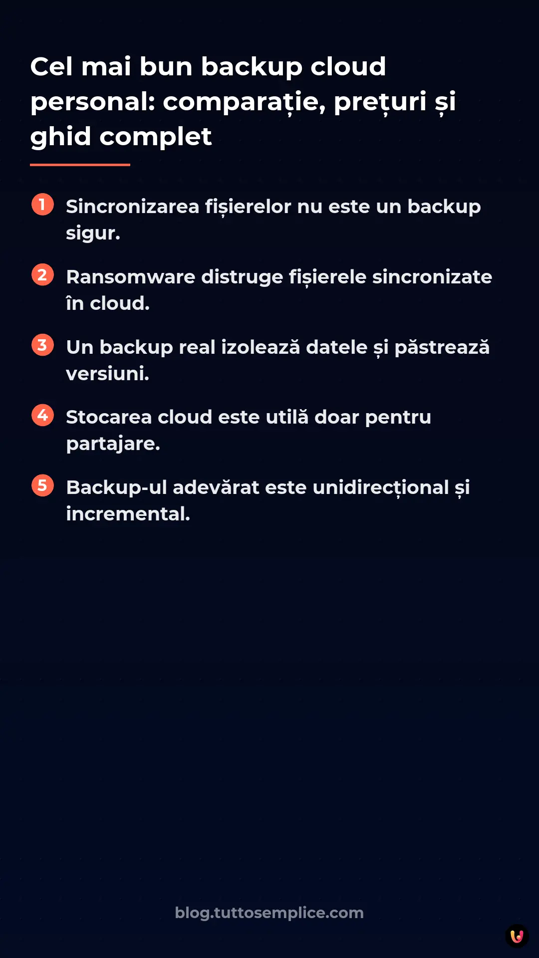 List: Cel mai bun backup cloud personal: comparație, prețuri și ghid complet
