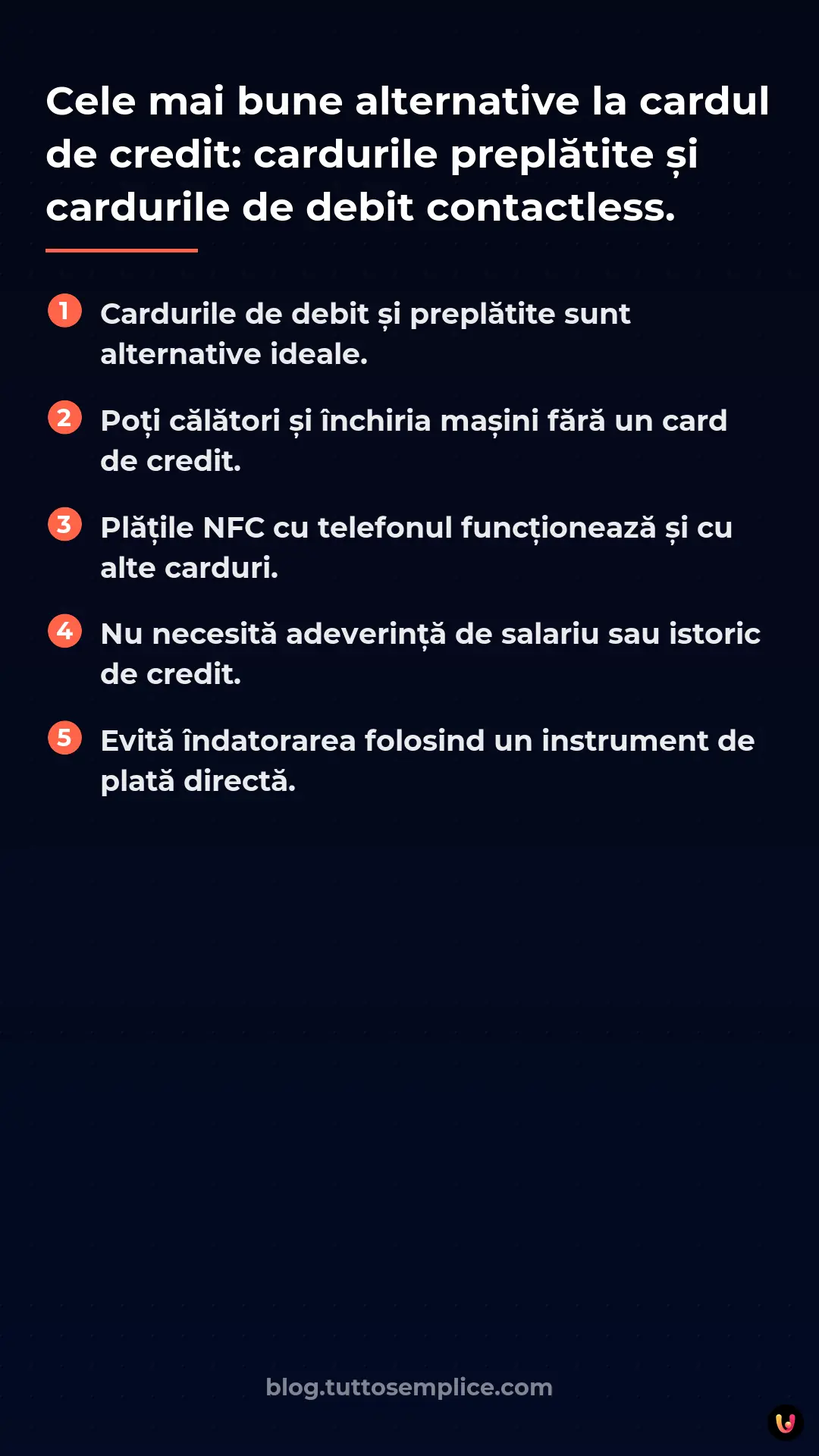 List: Cele mai bune alternative la cardul de credit: cardurile preplătite și cardurile de debit contactless.