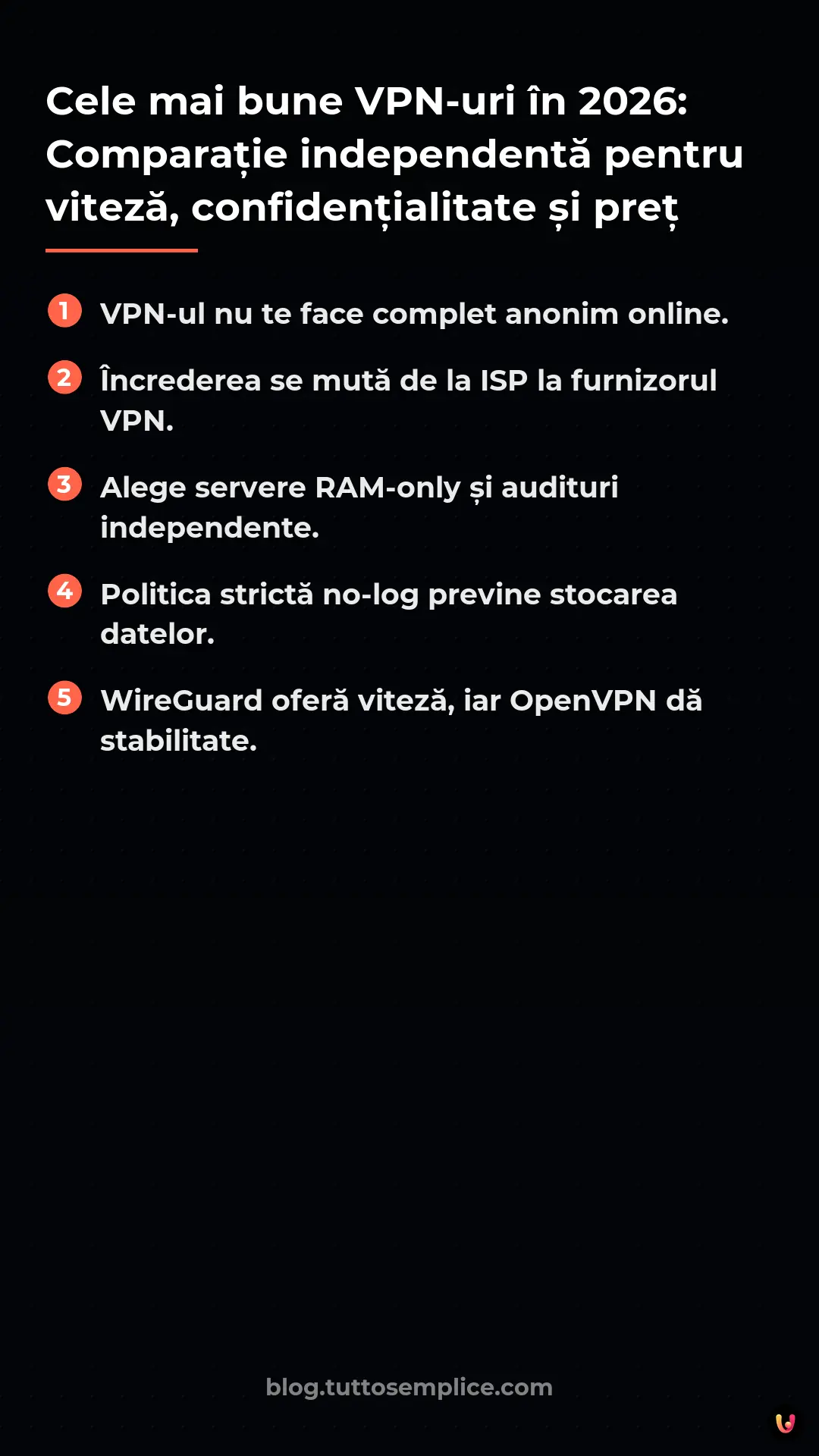 List: Cele mai bune VPN-uri &icirc;n 2026: Comparație independentă pentru viteză, confidențialitate și preț