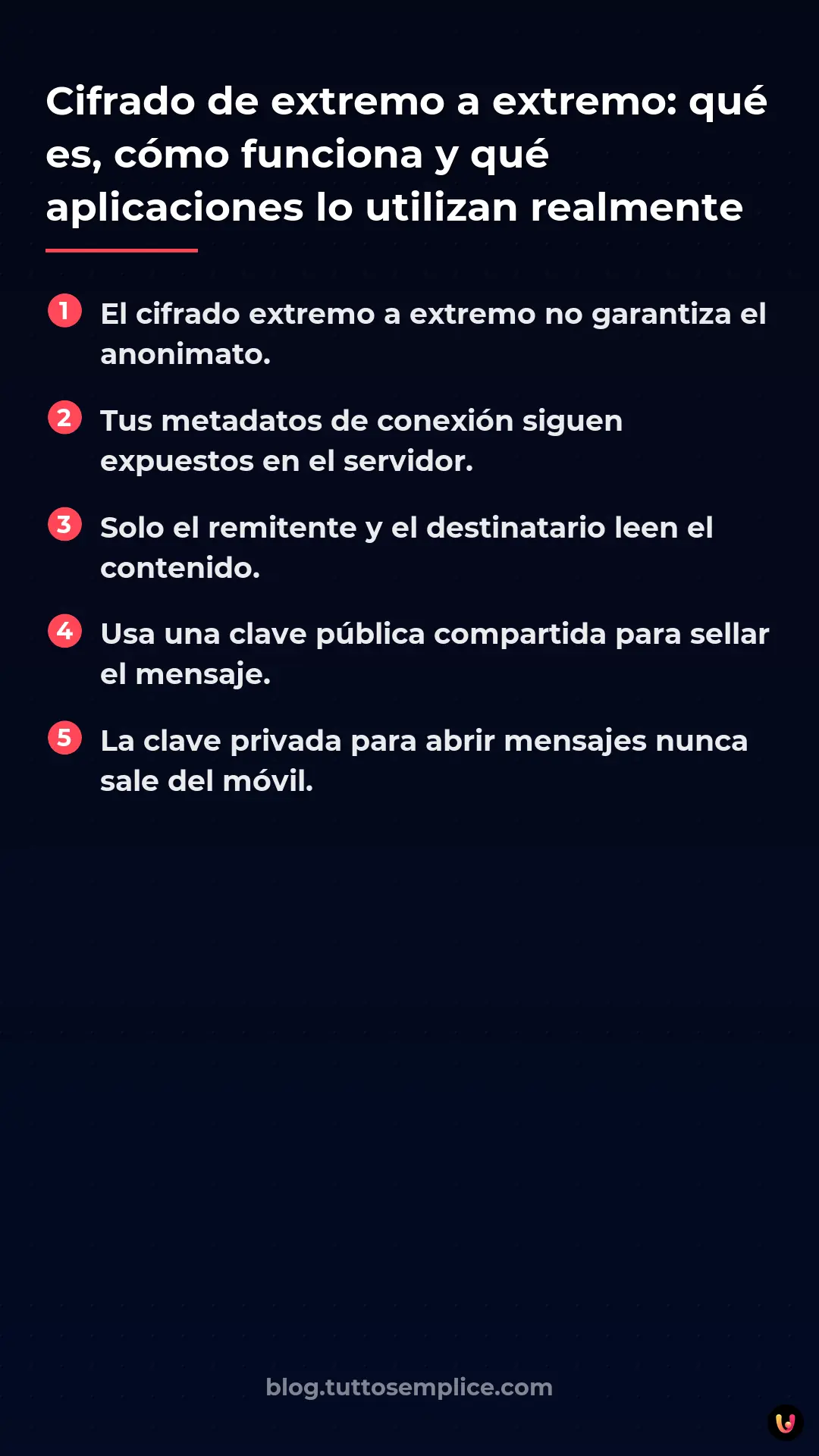 List: Cifrado de extremo a extremo: qu&eacute; es, c&oacute;mo funciona y qu&eacute; aplicaciones lo utilizan realmente