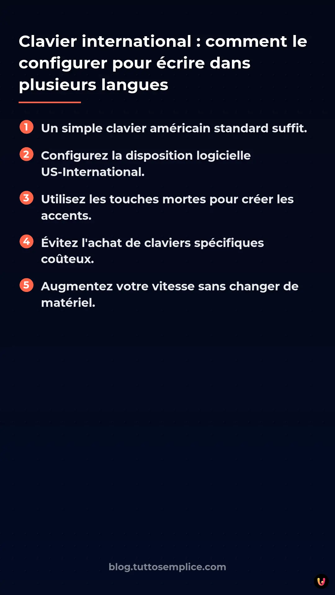 List: Clavier international : comment le configurer pour &eacute;crire dans plusieurs langues