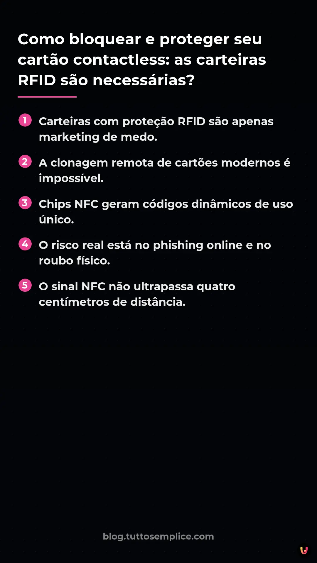 List: Como bloquear e proteger seu cart&atilde;o contactless: as carteiras RFID s&atilde;o necess&aacute;rias?