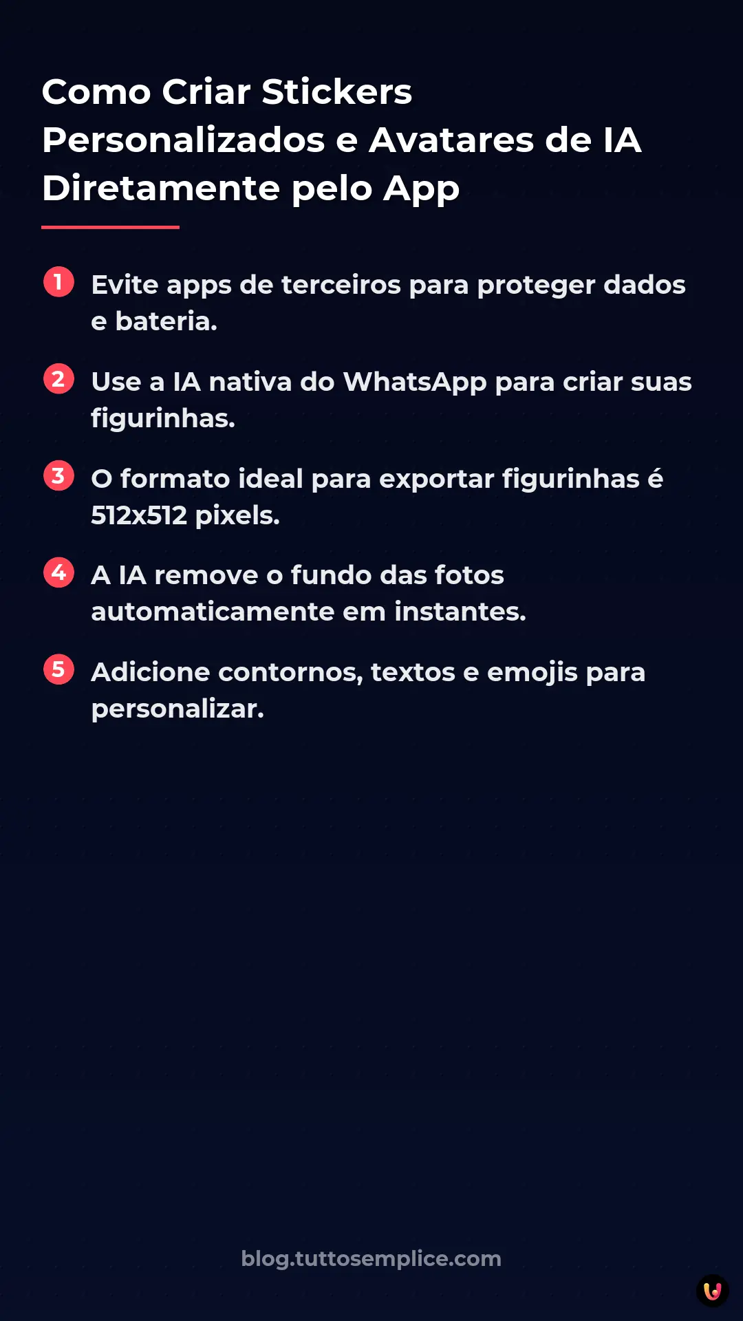 List: Como Criar Stickers Personalizados e Avatares de IA Diretamente pelo App