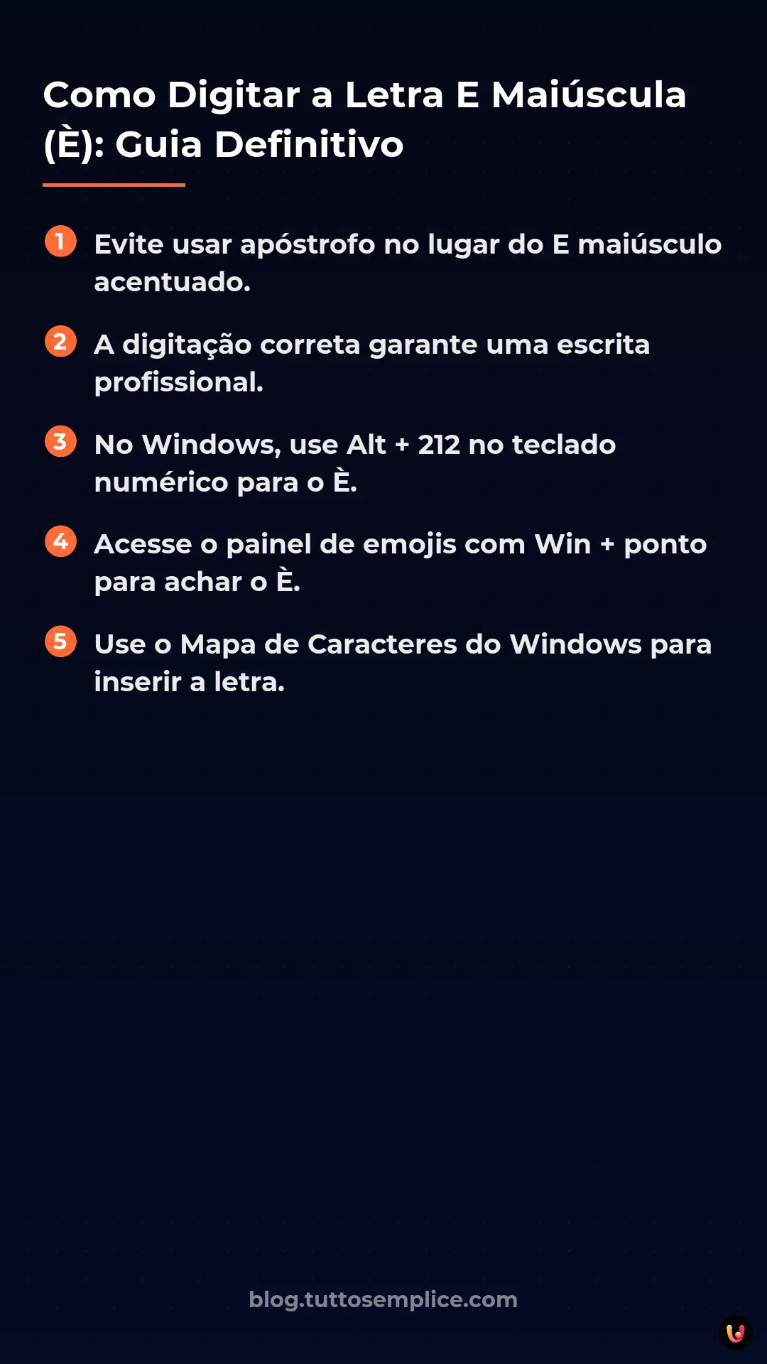 List: Como Digitar a Letra E Mai&uacute;scula (&Egrave;): Guia Definitivo