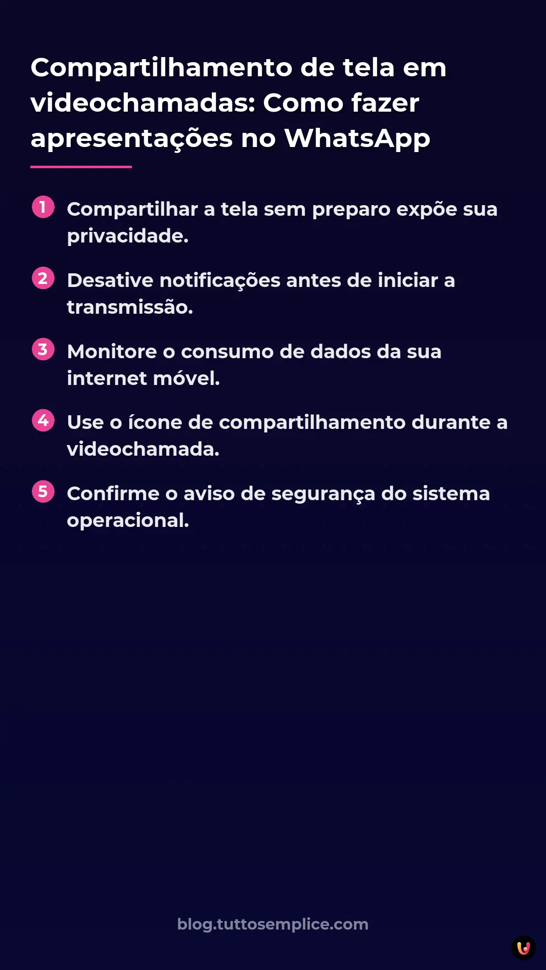 List: Compartilhamento de tela em videochamadas: Como fazer apresenta&ccedil;&otilde;es no WhatsApp