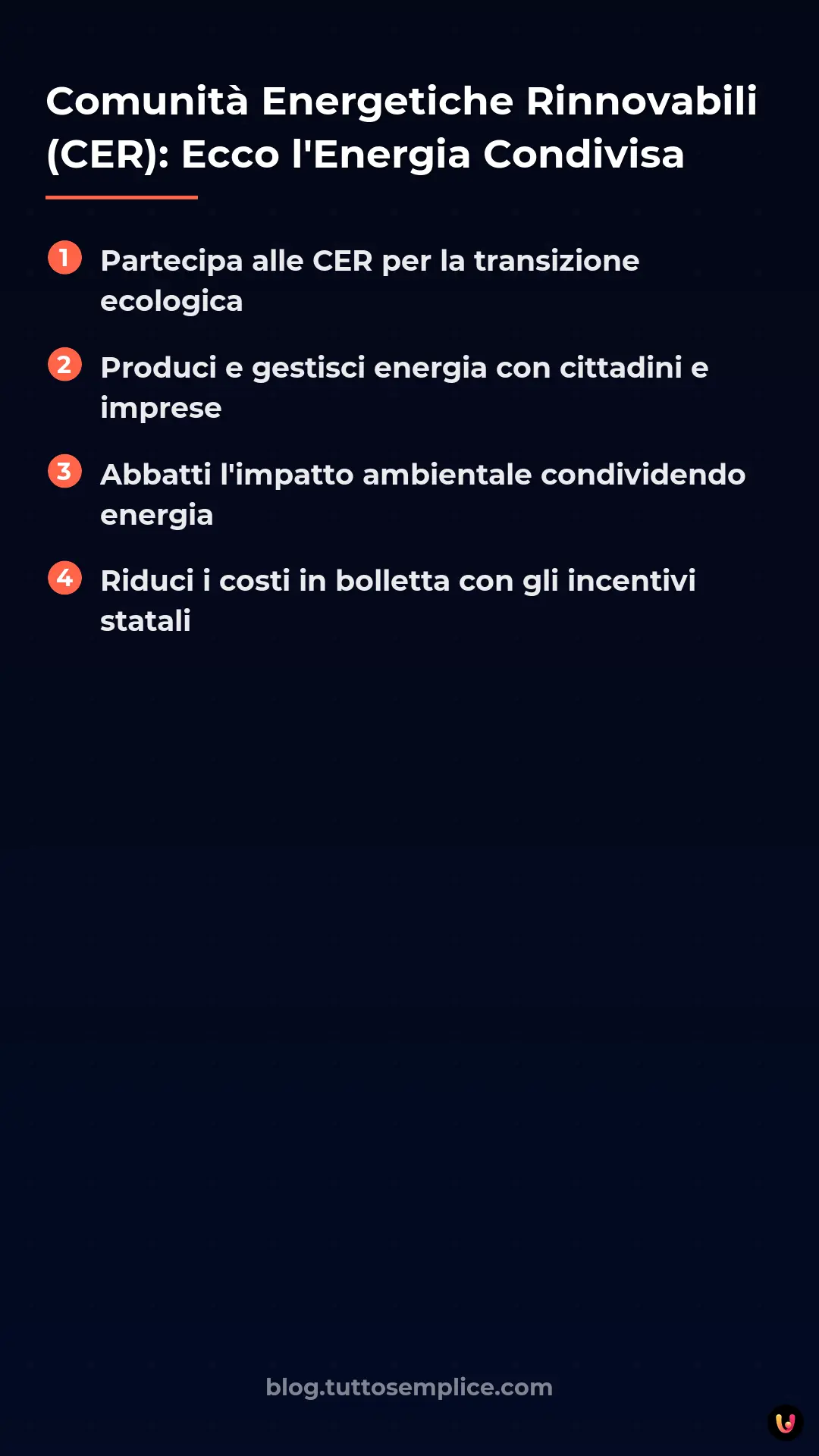 List: Comunit&agrave; Energetiche Rinnovabili (CER): Ecco l'Energia Condivisa
