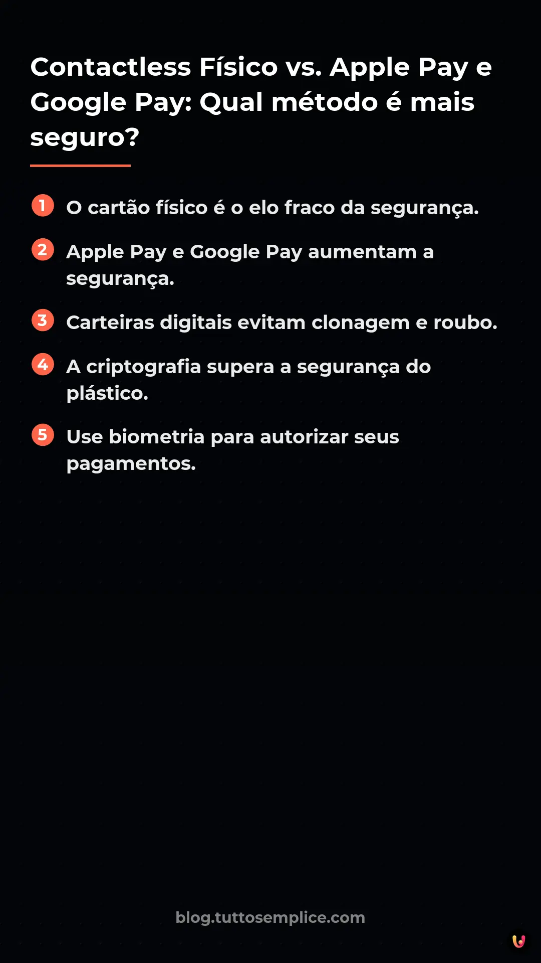 List: Contactless F&iacute;sico vs. Apple Pay e Google Pay: Qual m&eacute;todo &eacute; mais seguro?