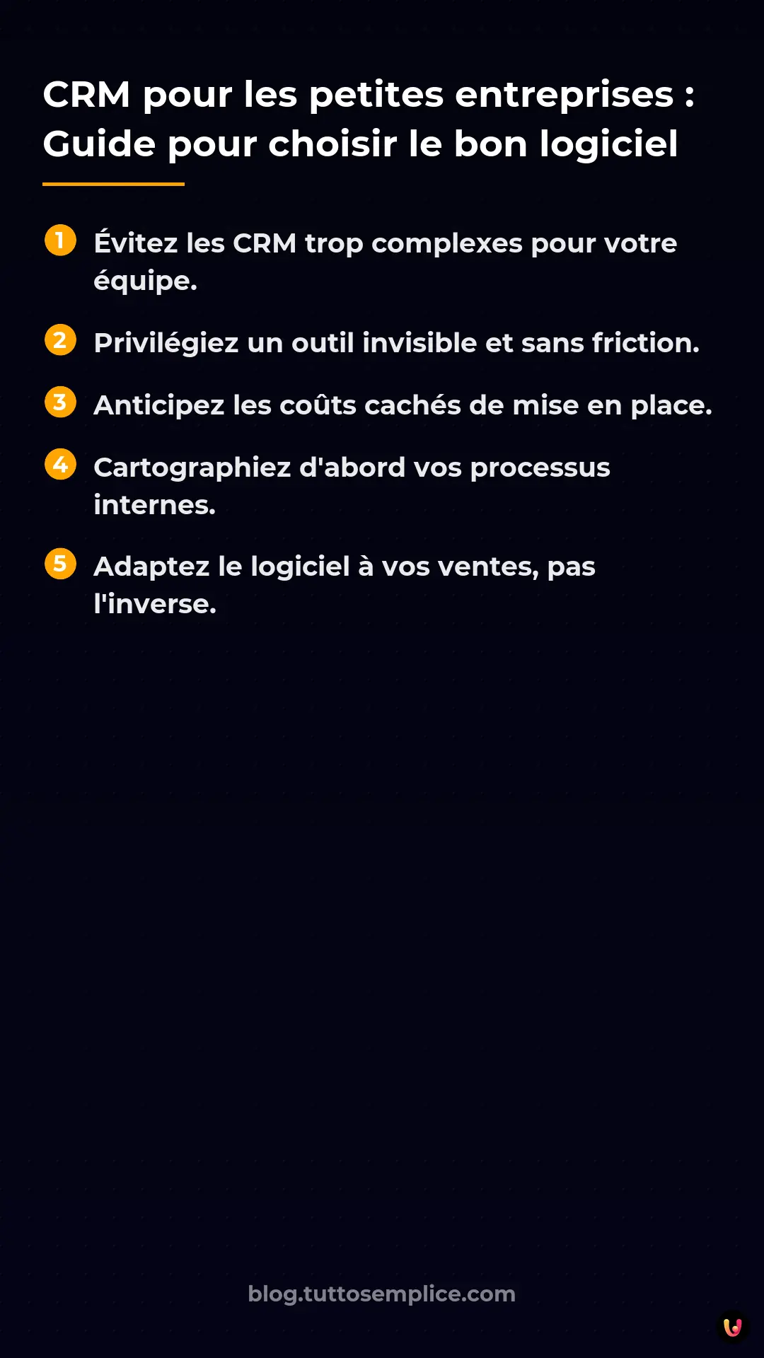 List: CRM pour les petites entreprises : Guide pour choisir le bon logiciel