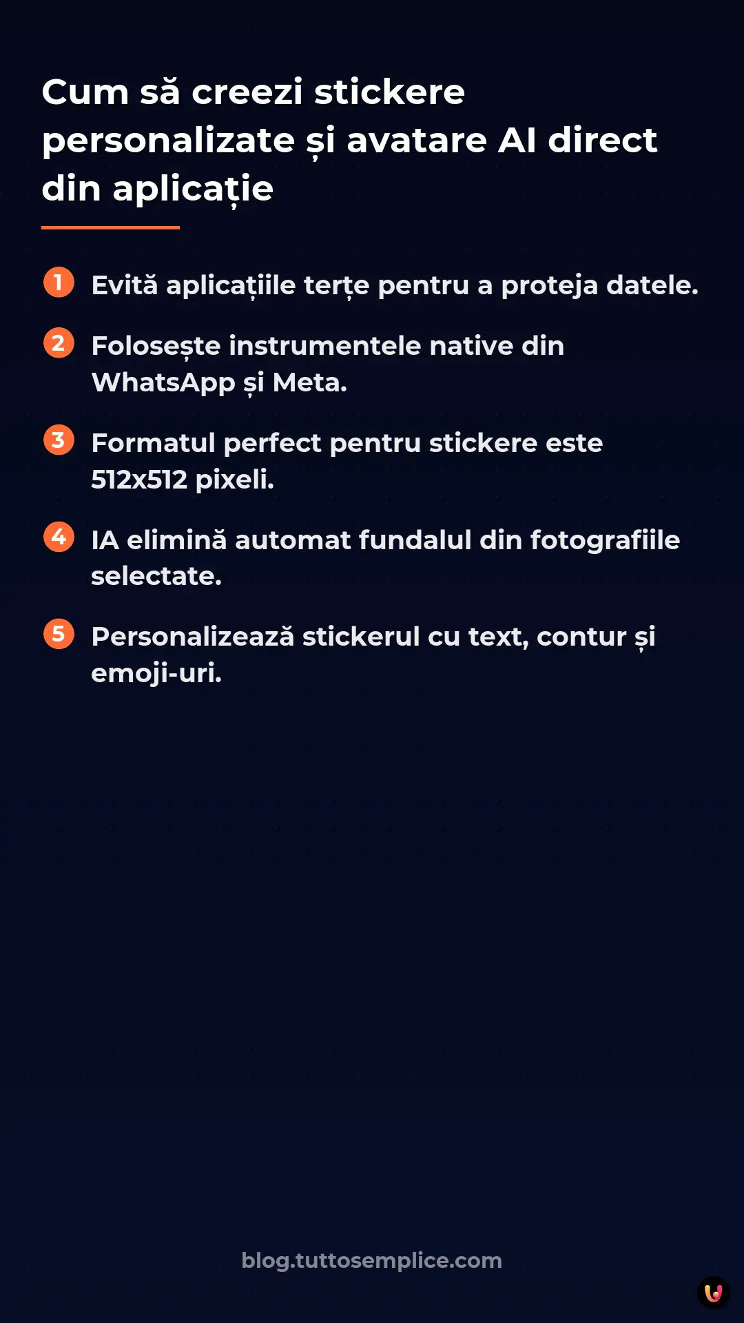 List: Cum să creezi stickere personalizate și avatare AI direct din aplicație