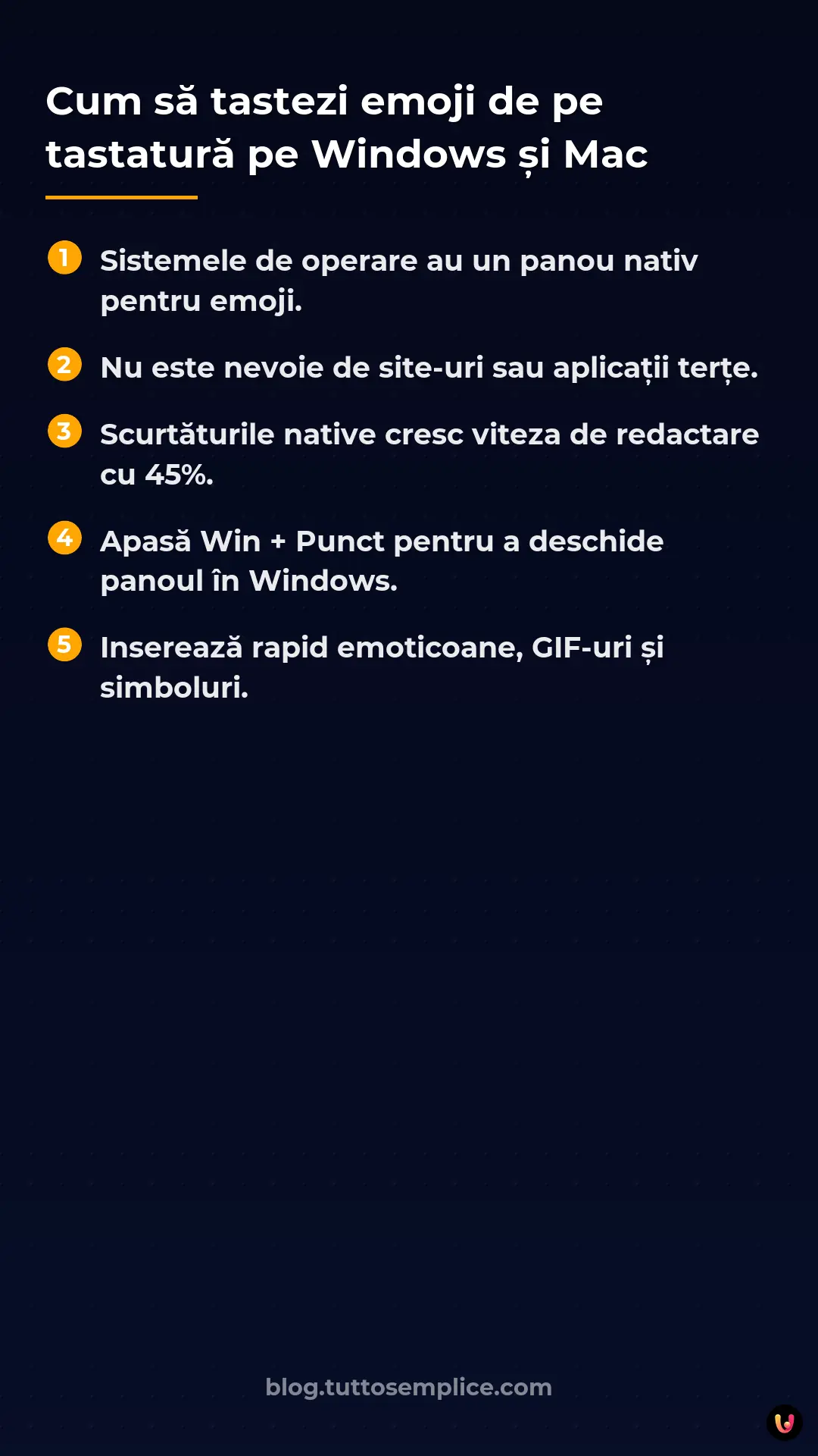 List: Cum să tastezi emoji de pe tastatură pe Windows și Mac