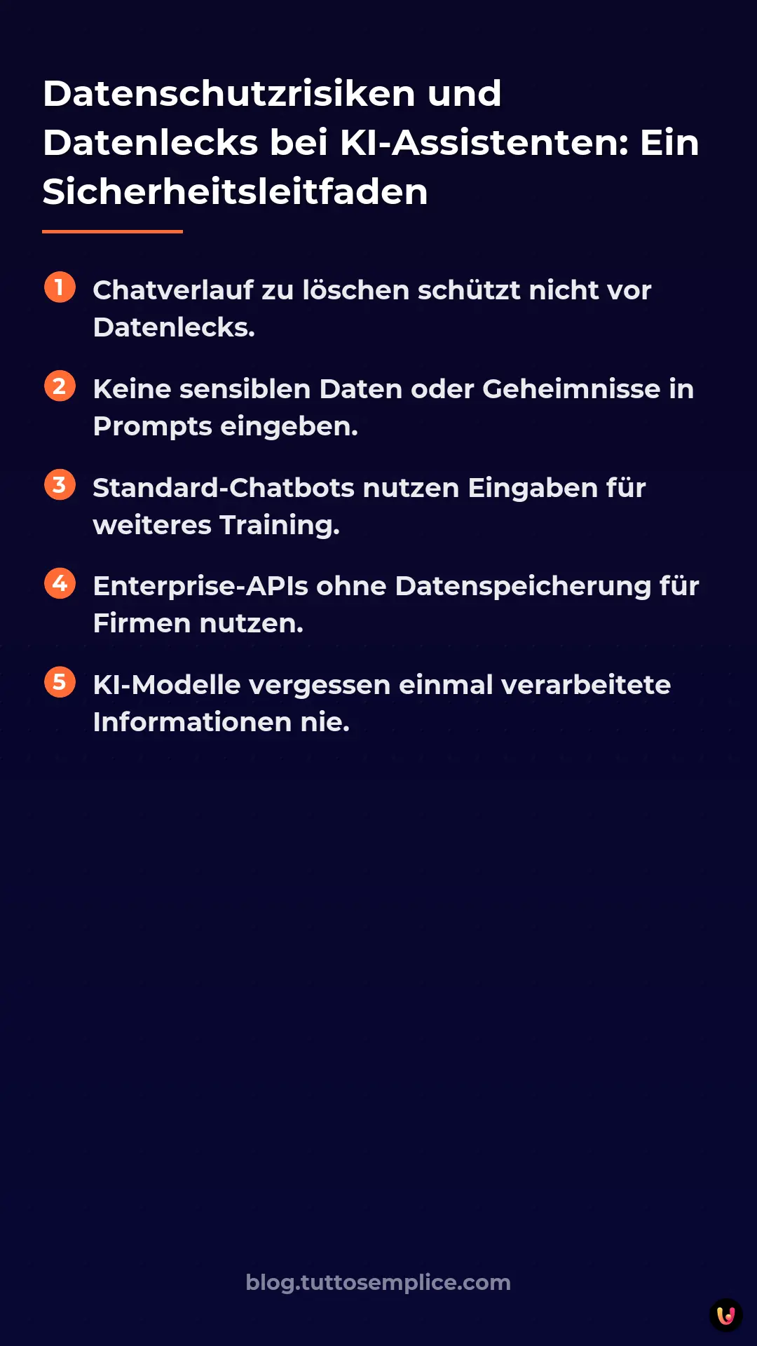 List: Datenschutzrisiken und Datenlecks bei KI-Assistenten: Ein Sicherheitsleitfaden