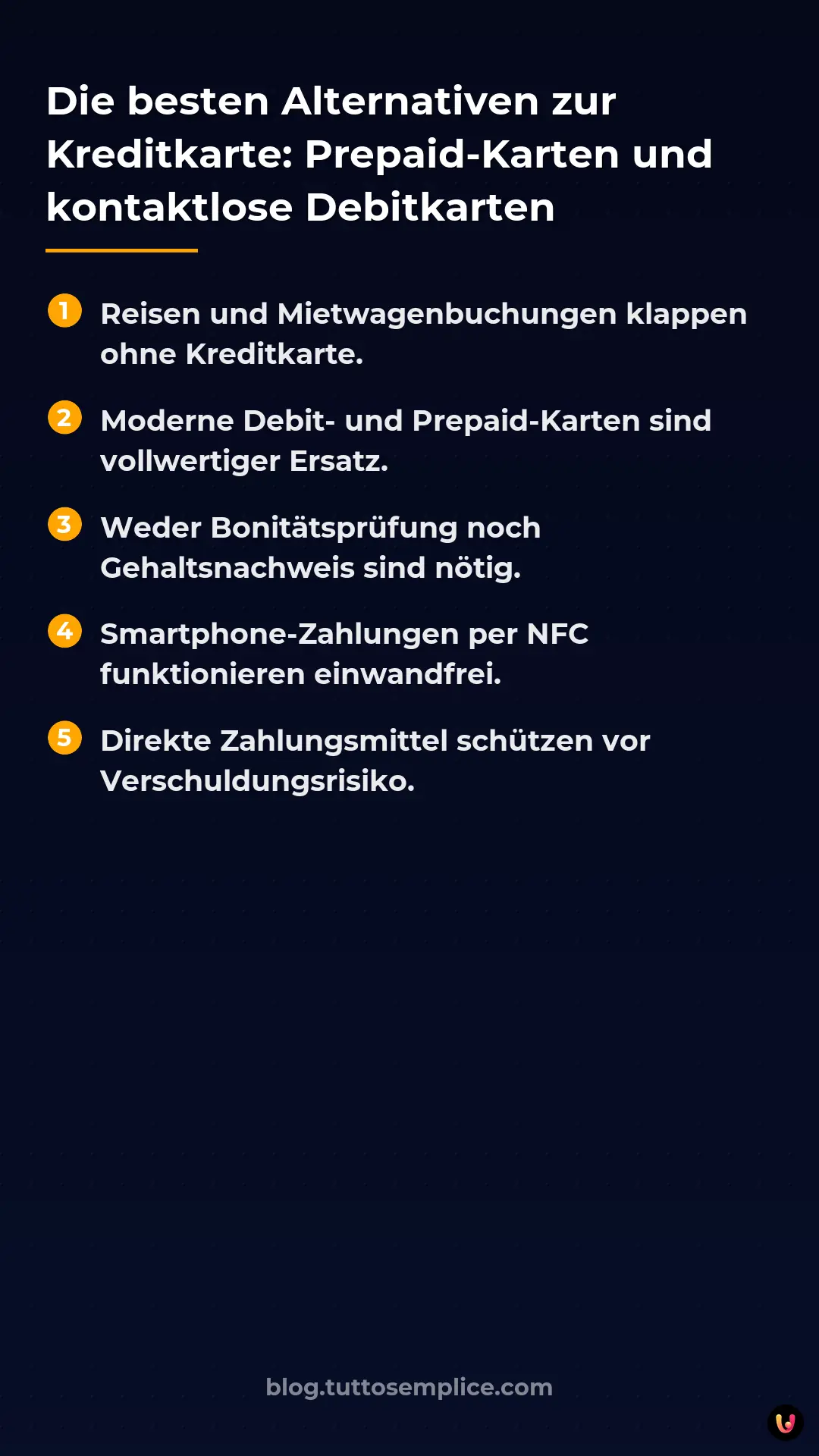 List: Die besten Alternativen zur Kreditkarte: Prepaid-Karten und kontaktlose Debitkarten