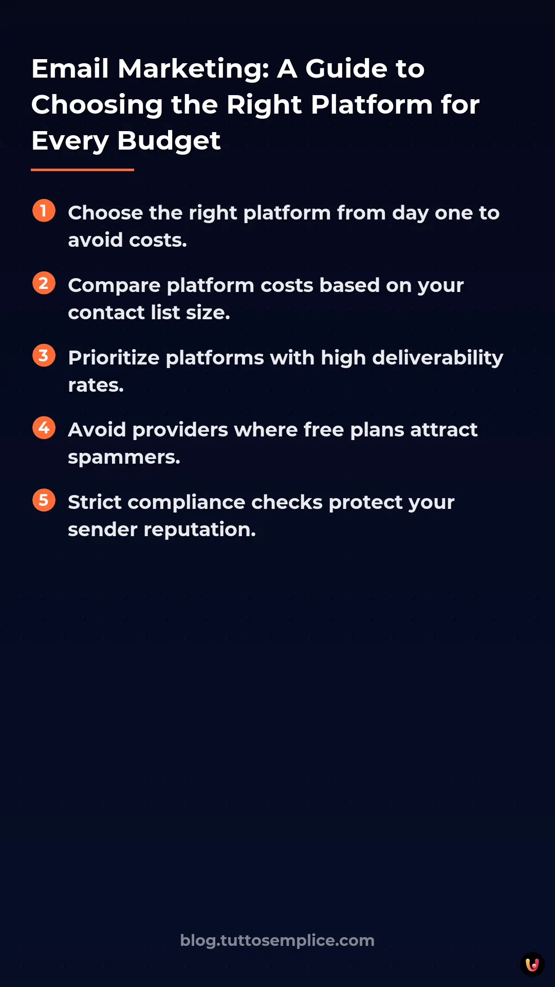 List: Email Marketing: A Guide to Choosing the Right Platform for Every Budget