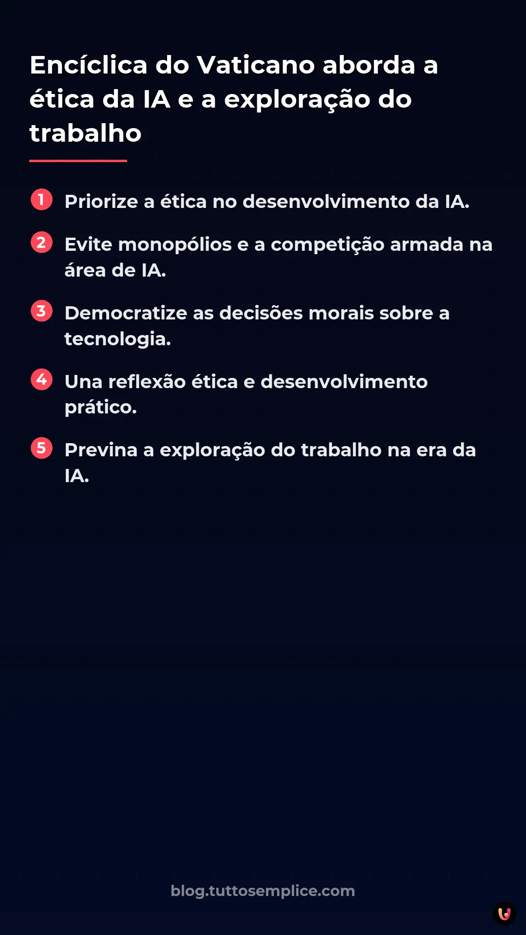 List: Enc&iacute;clica do Vaticano aborda a &eacute;tica da IA e a explora&ccedil;&atilde;o do trabalho