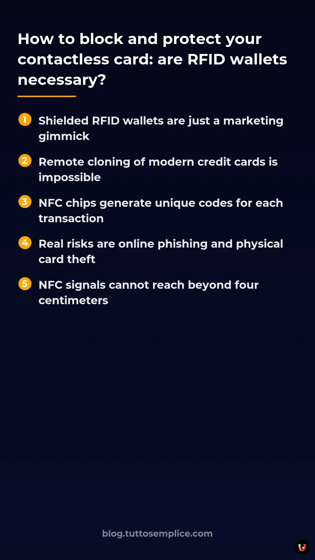 List: How to block and protect your contactless card: are RFID wallets necessary?