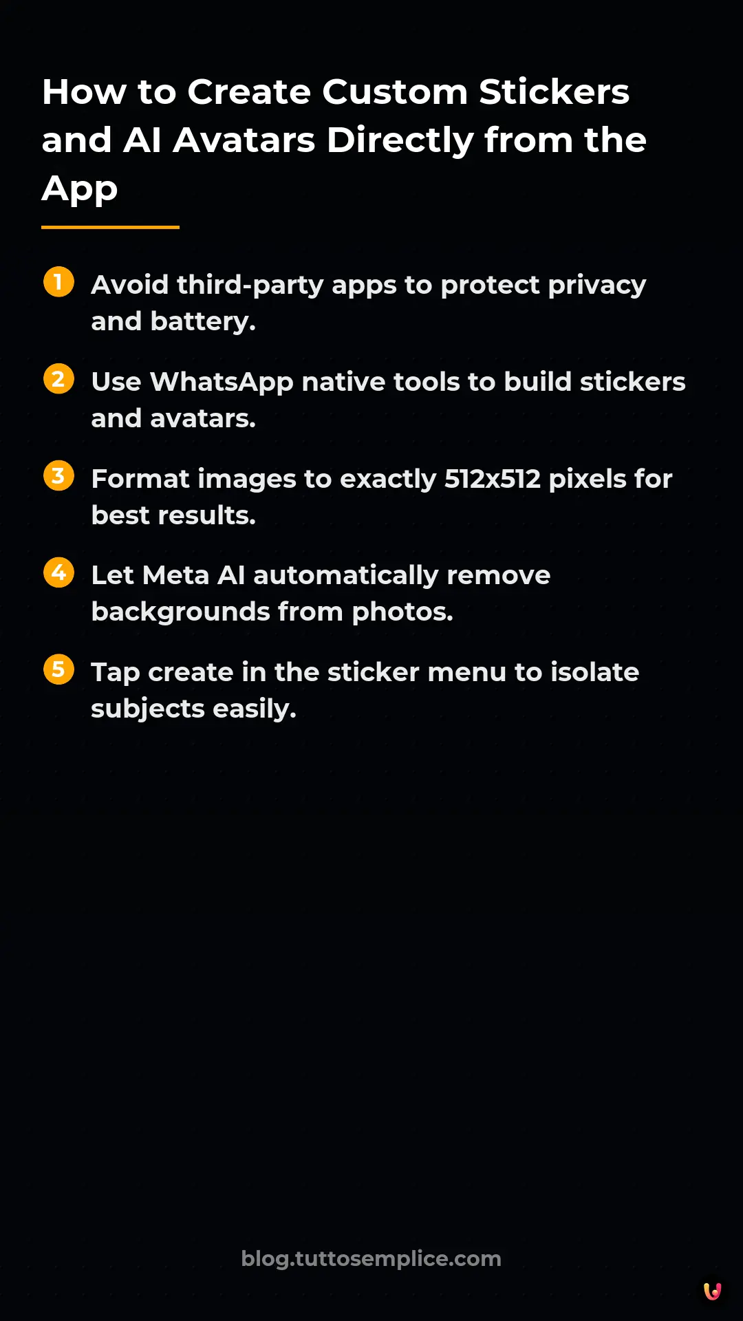 List: How to Create Custom Stickers and AI Avatars Directly from the App