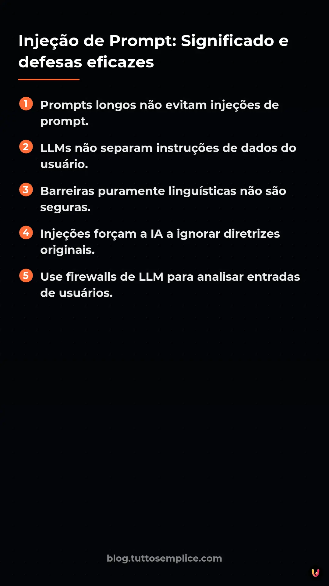 List: Inje&ccedil;&atilde;o de Prompt: Significado e defesas eficazes