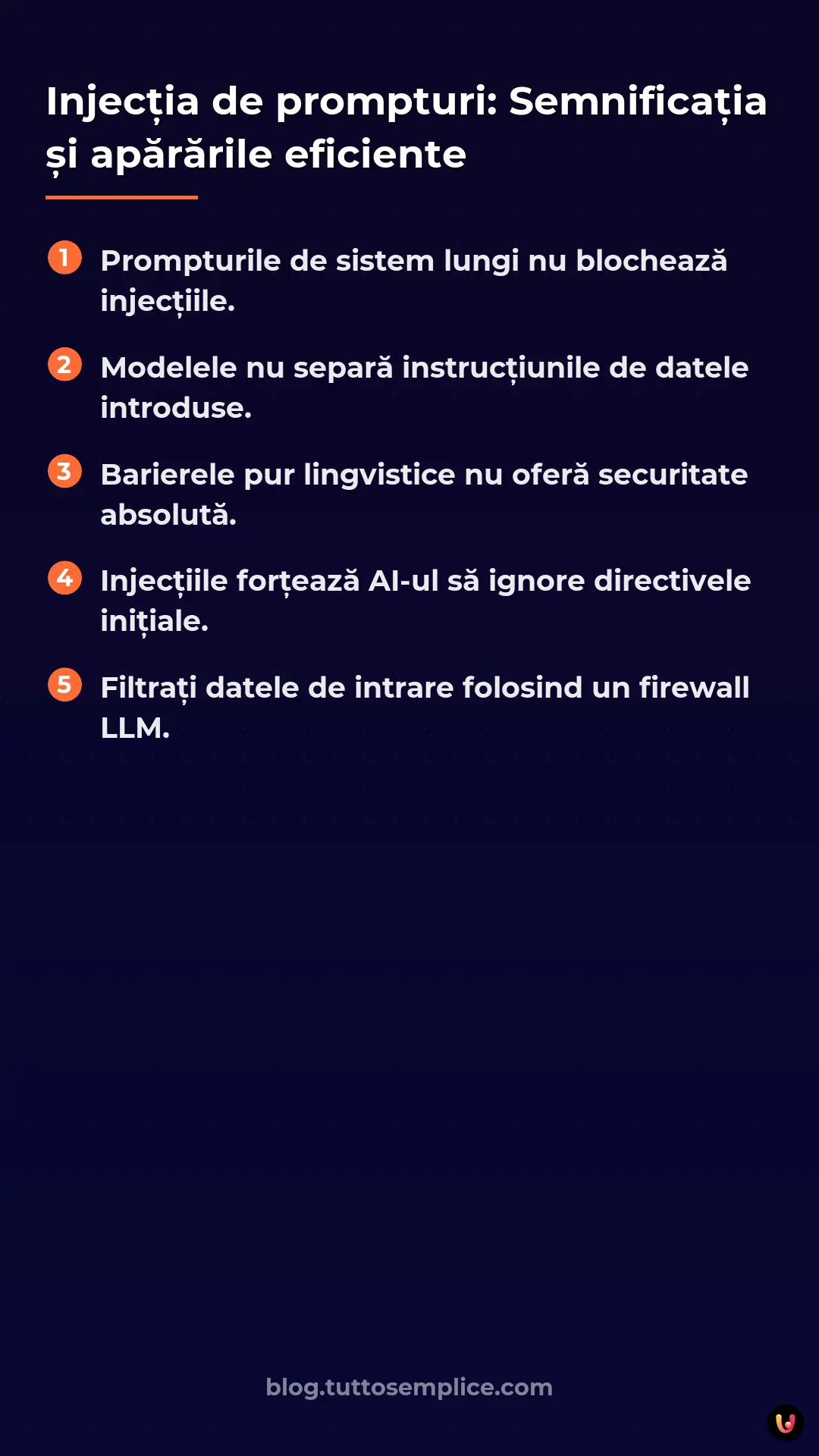 List: Injecția de prompturi: Semnificația și apărările eficiente