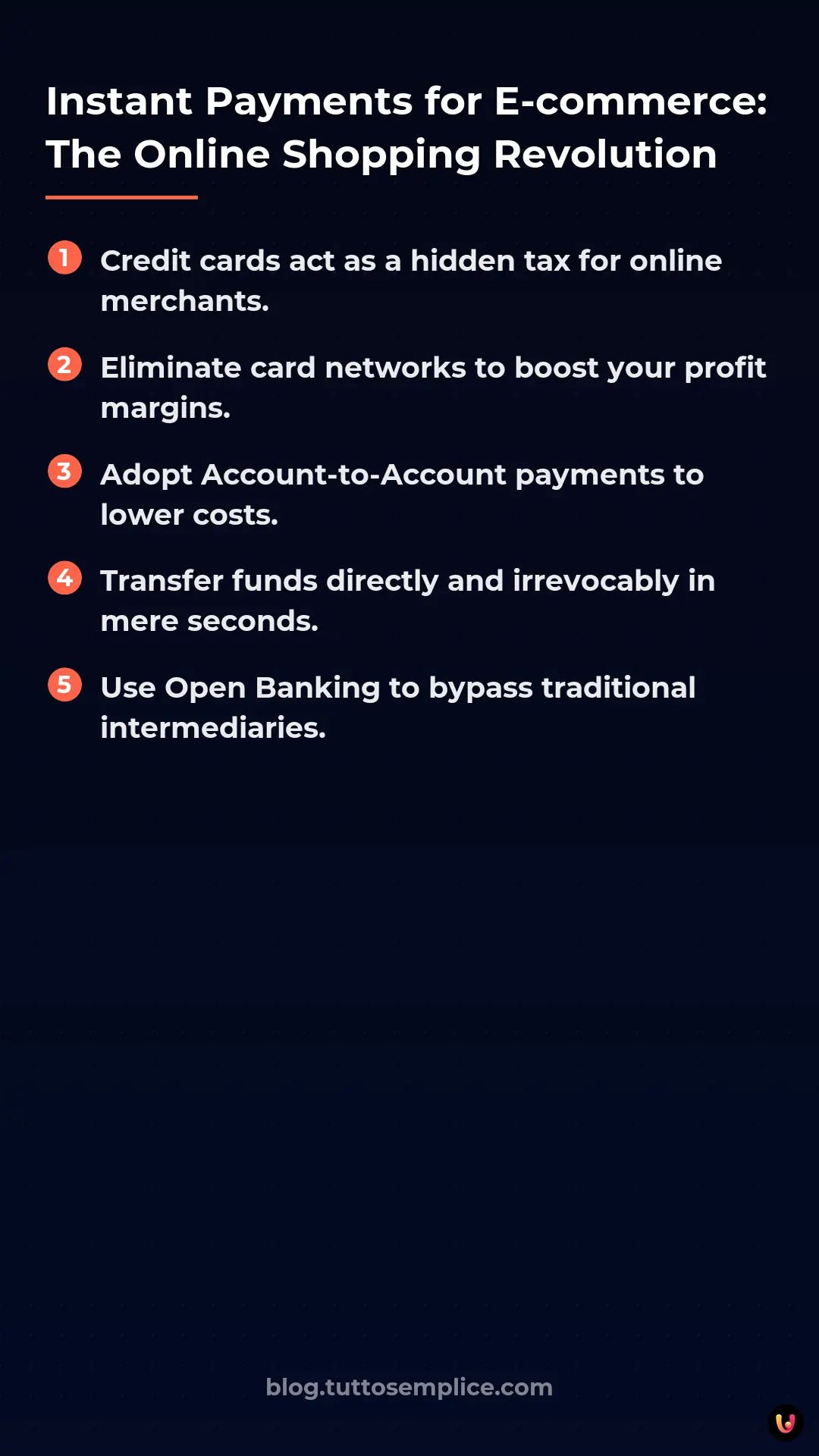 List: Instant Payments for E-commerce: The Online Shopping Revolution