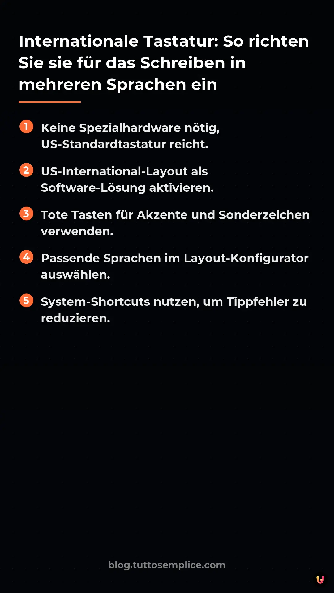List: Internationale Tastatur: So richten Sie sie für das Schreiben in mehreren Sprachen ein