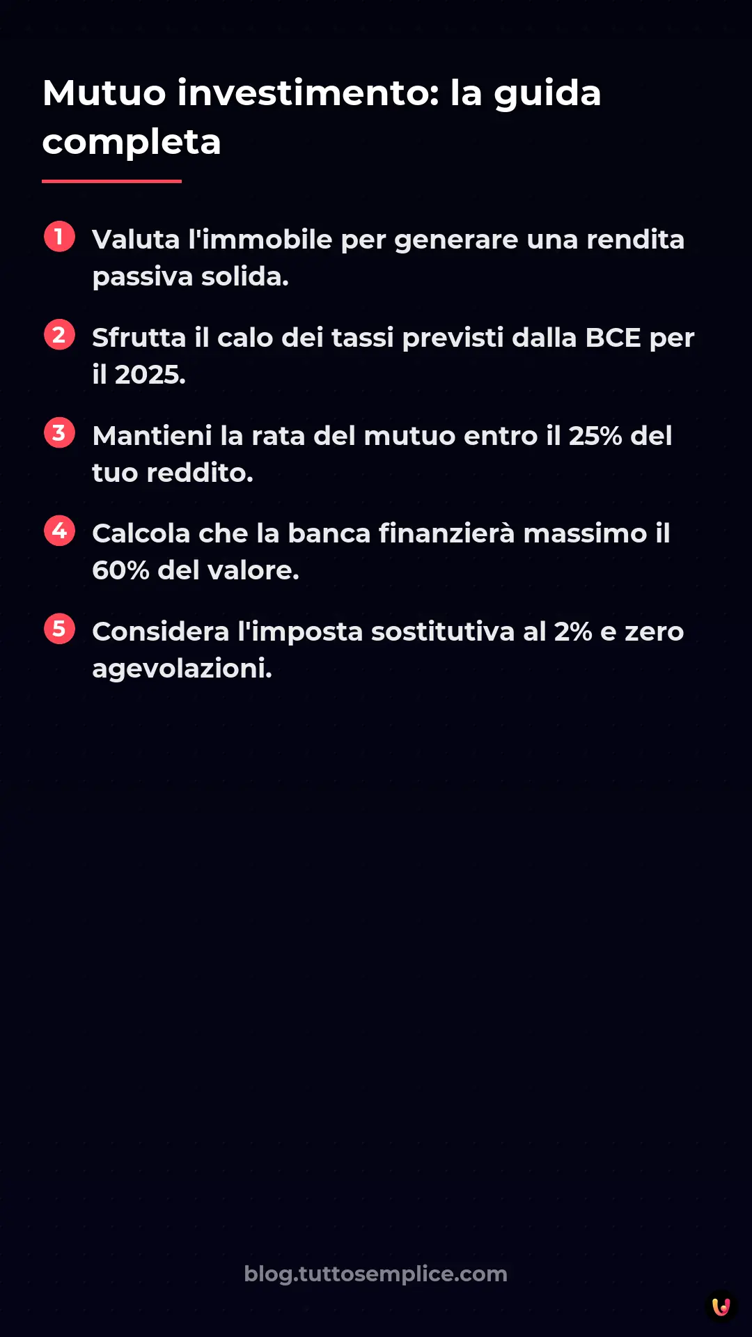 List: Mutuo investimento: la guida completa