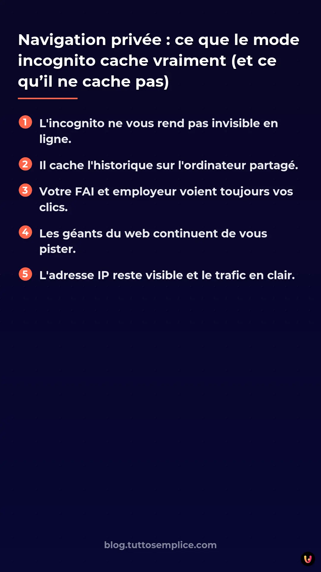 List: Navigation priv&eacute;e&nbsp;: ce que le mode incognito cache vraiment (et ce qu&rsquo;il ne cache pas)