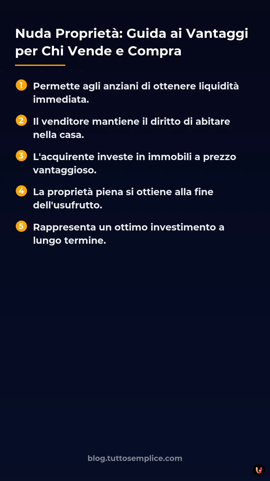 List: Nuda Propriet&agrave;: Guida ai Vantaggi per Chi Vende e Compra