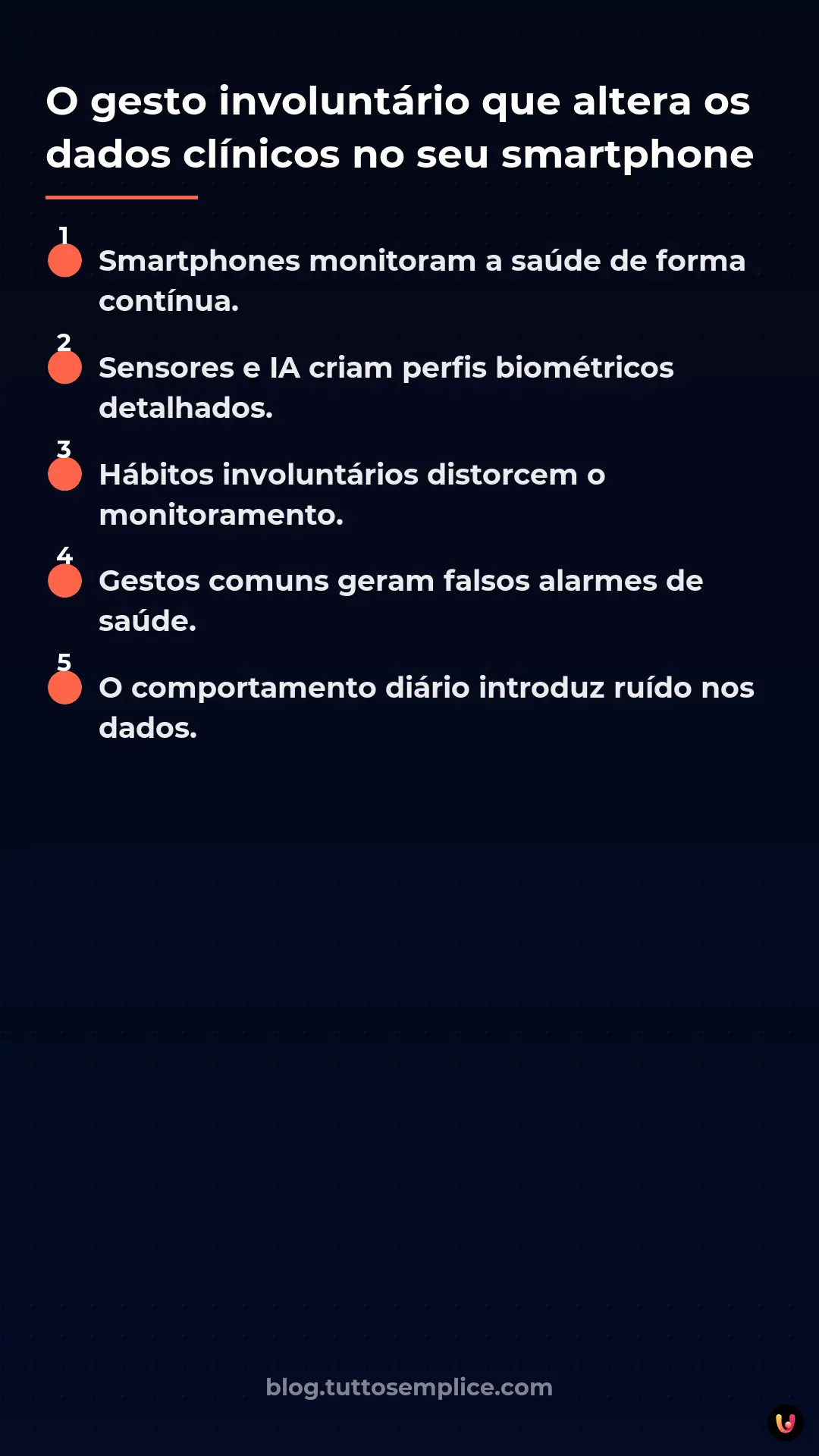 List: O gesto involunt&aacute;rio que altera os dados cl&iacute;nicos no seu smartphone