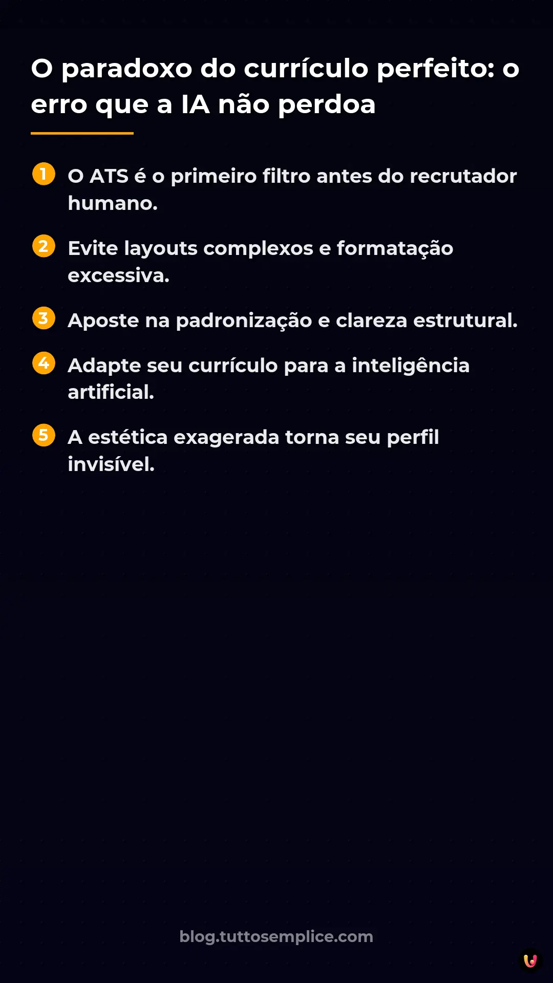 List: O paradoxo do curr&iacute;culo perfeito: o erro que a IA n&atilde;o perdoa